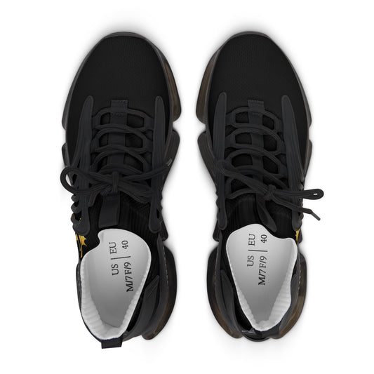 The Chic Co. Gold Crown Monogram Sneakers (women's)