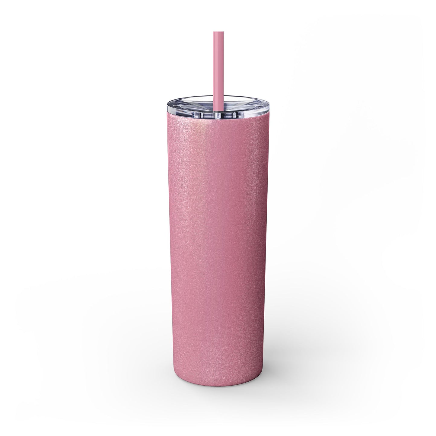 The Chic Co. Gold Crown Monogram Skinny Tumbler 20oz — Gold Stainless Straw