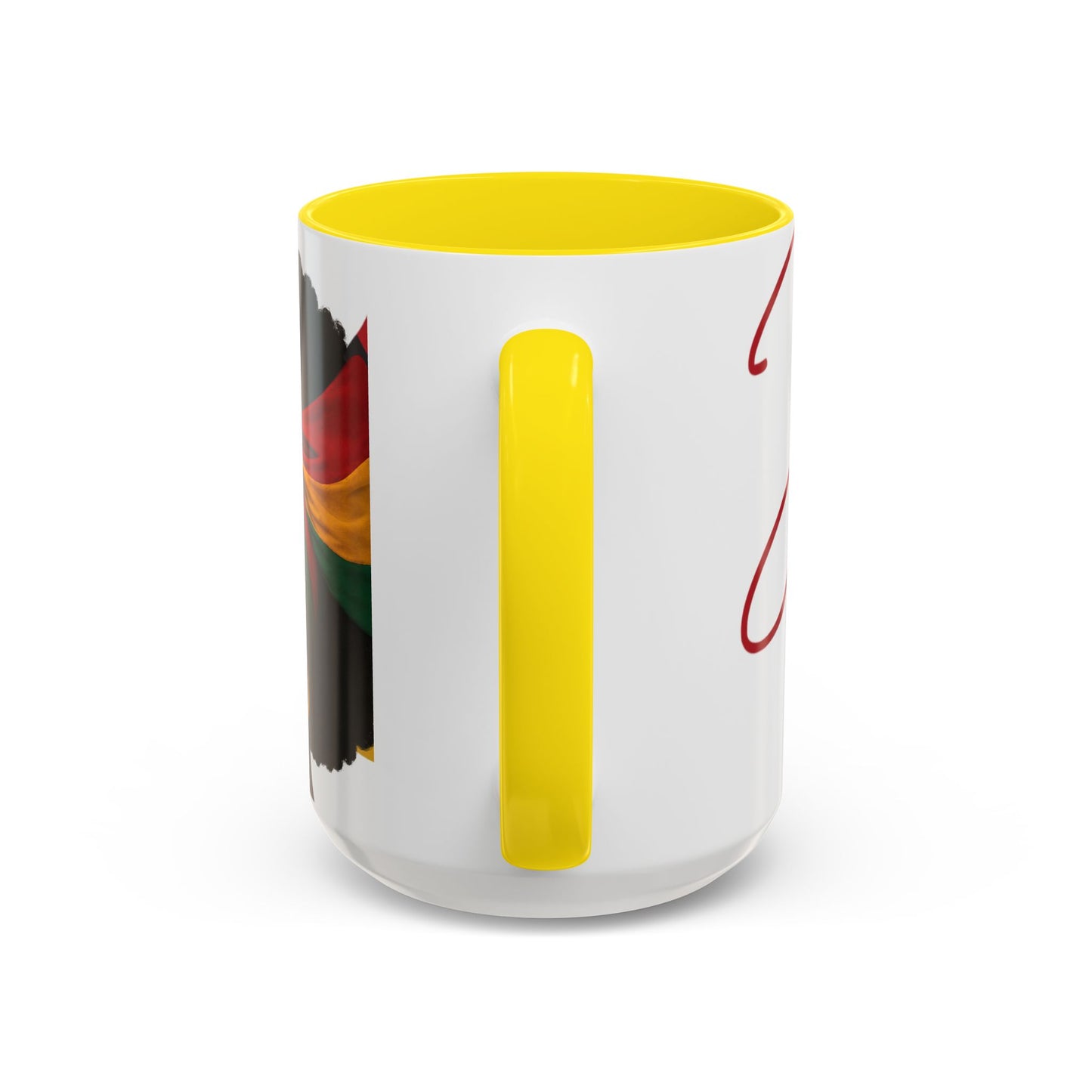 Juneteenth Coffee Mug — Black Woman Portrait "Juneteenth Freedom Day" Accent Mug