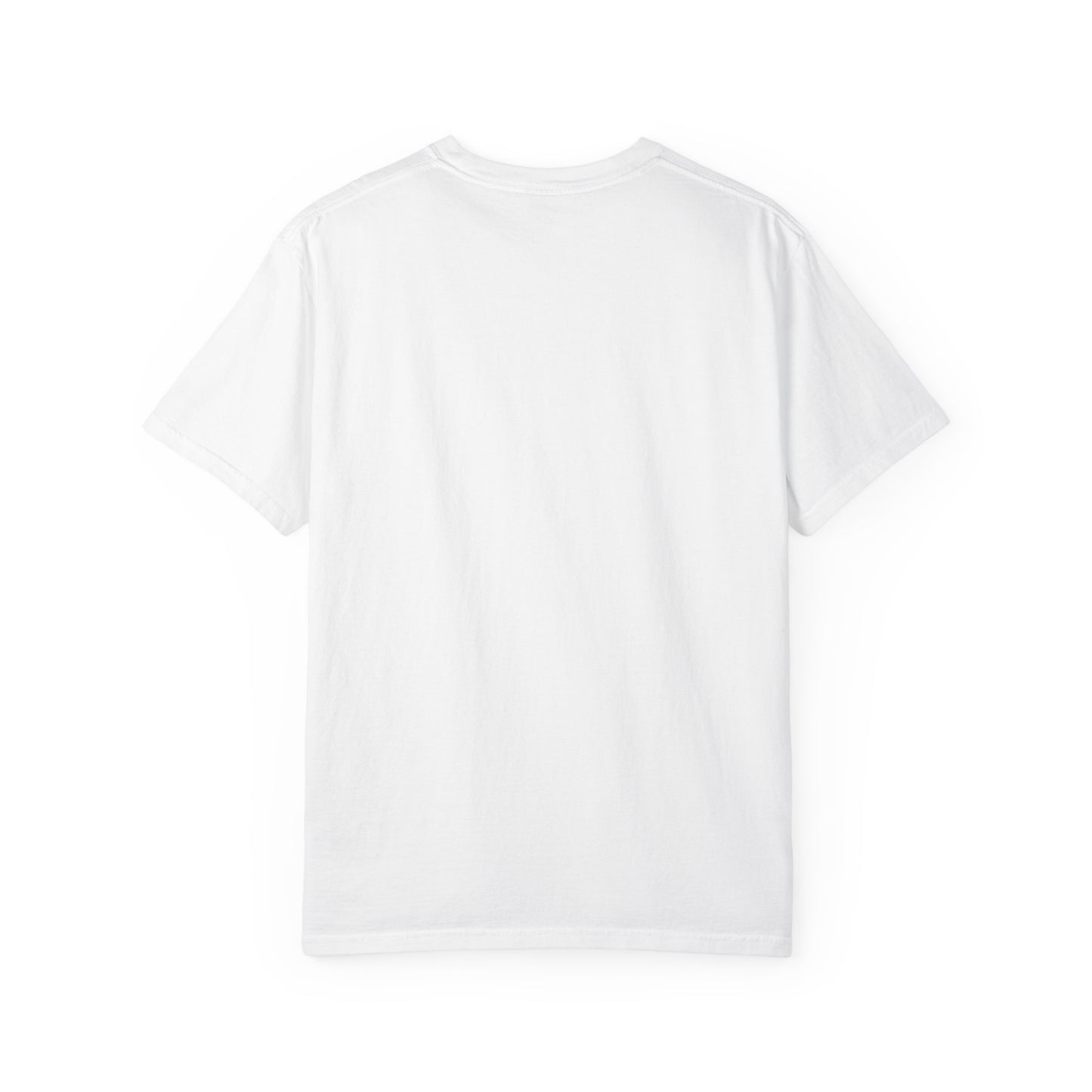 Futuristic Metal Emblem Graphic T‑Shirt