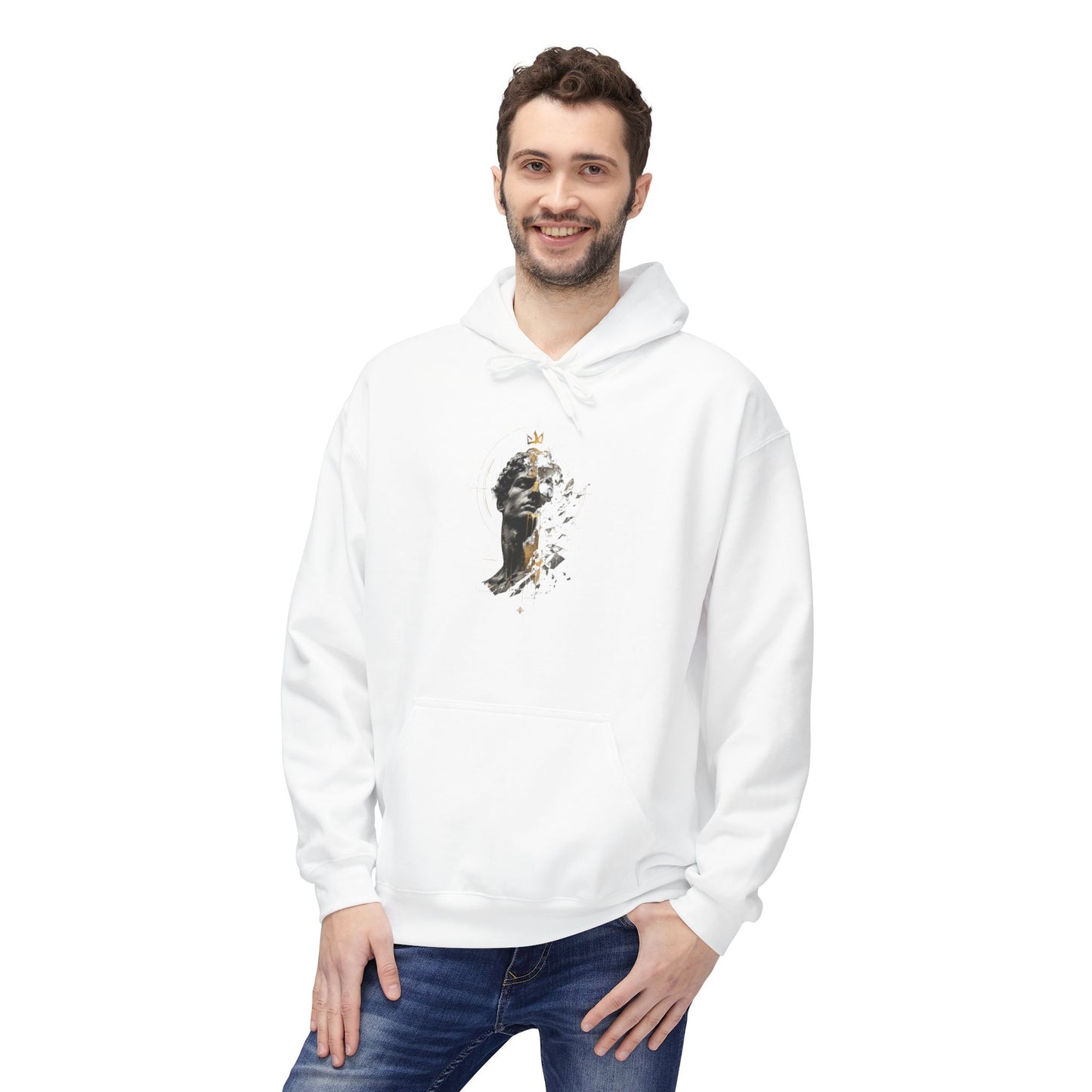 Crowned Legacy Hoodie — Artistic Graphic Pullover