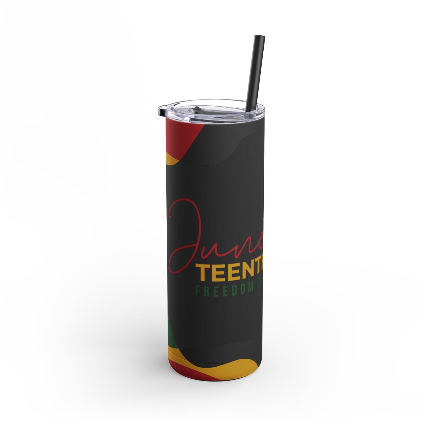 Juneteenth Skinny Matte Tumbler — 20oz Juneteenth Freedom Travel Tumbler