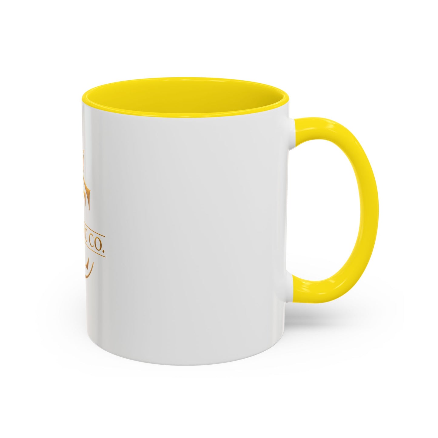 Gold Crown Logo Coffee Mug — The Chic Co. Accent Ceramic Mug (11/15oz)