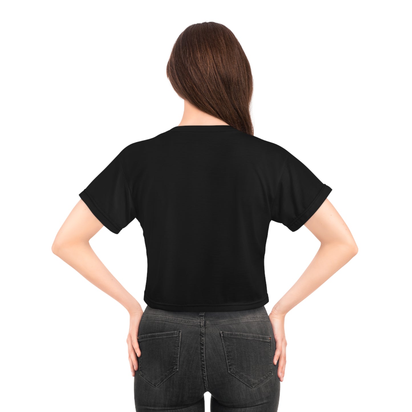The Chic Co. Rose Gold Logo Crop Top