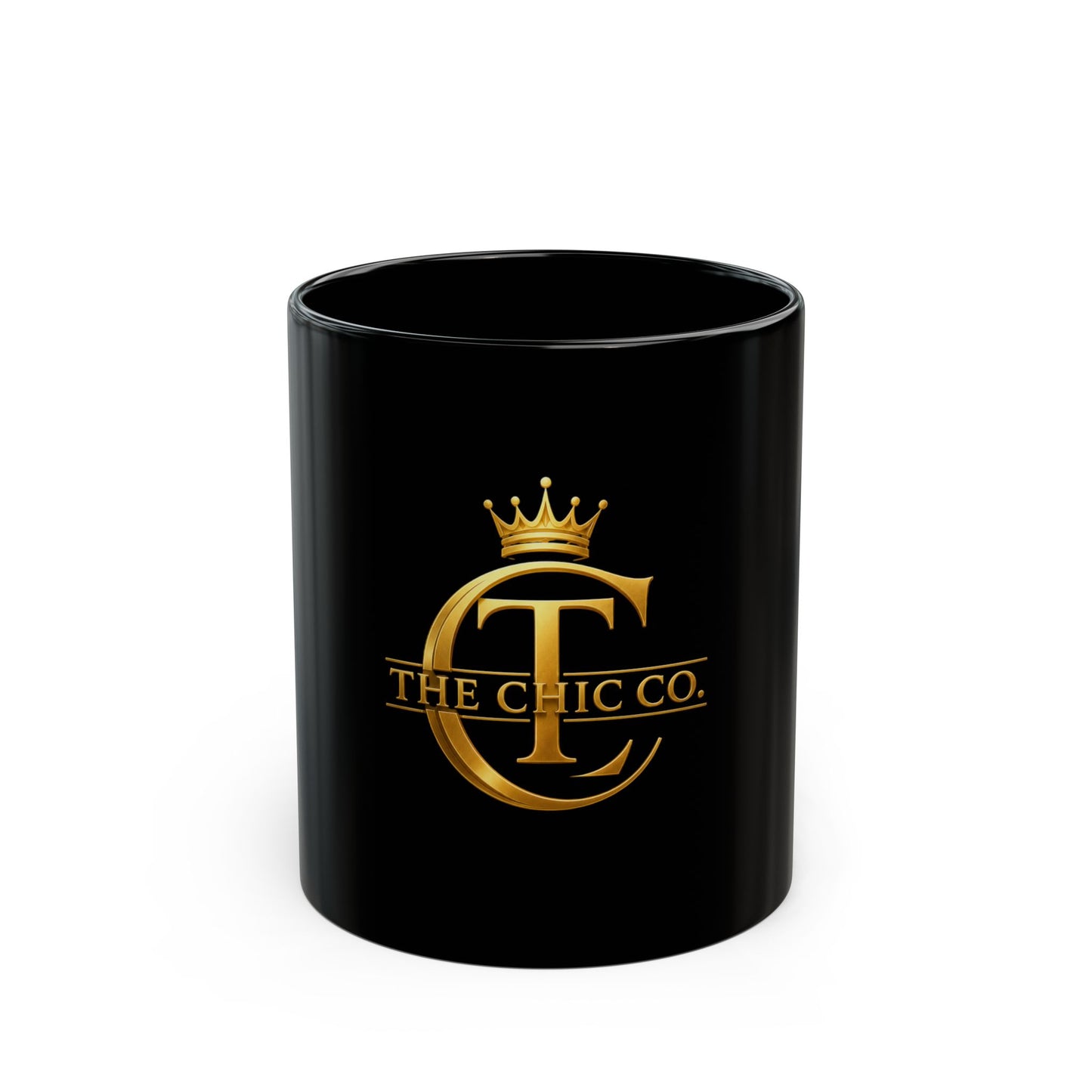 The Chic Co. Signature Gold Crown Mug