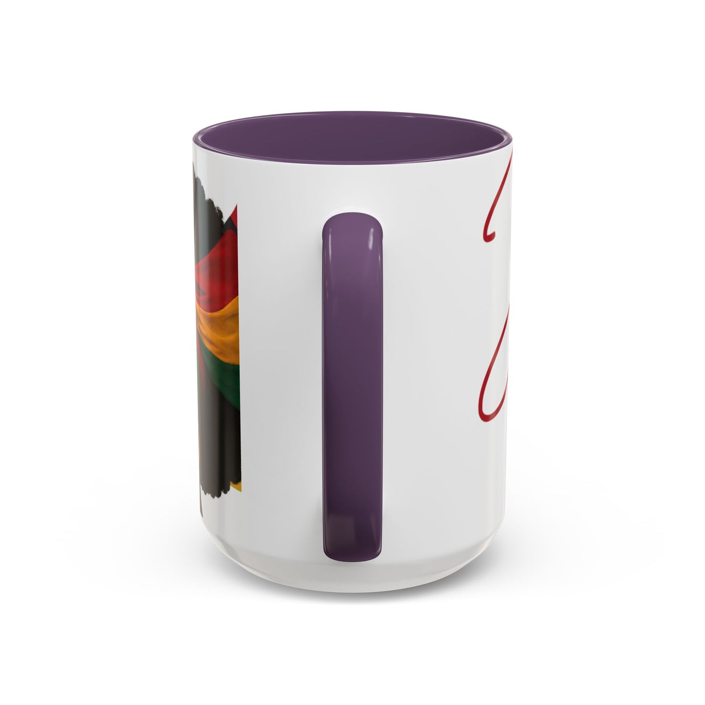 Juneteenth Coffee Mug — Black Woman Portrait "Juneteenth Freedom Day" Accent Mug
