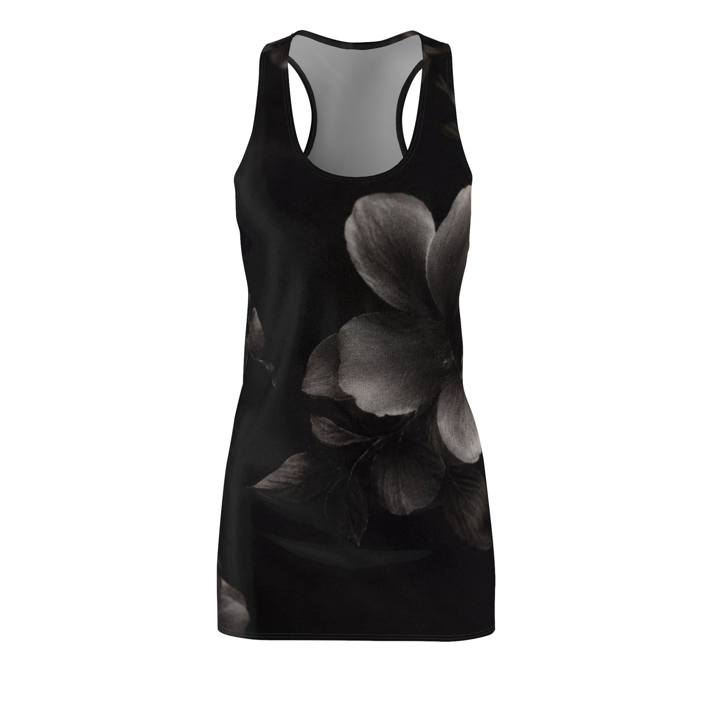 Racerback Dress — Monochrome Floral