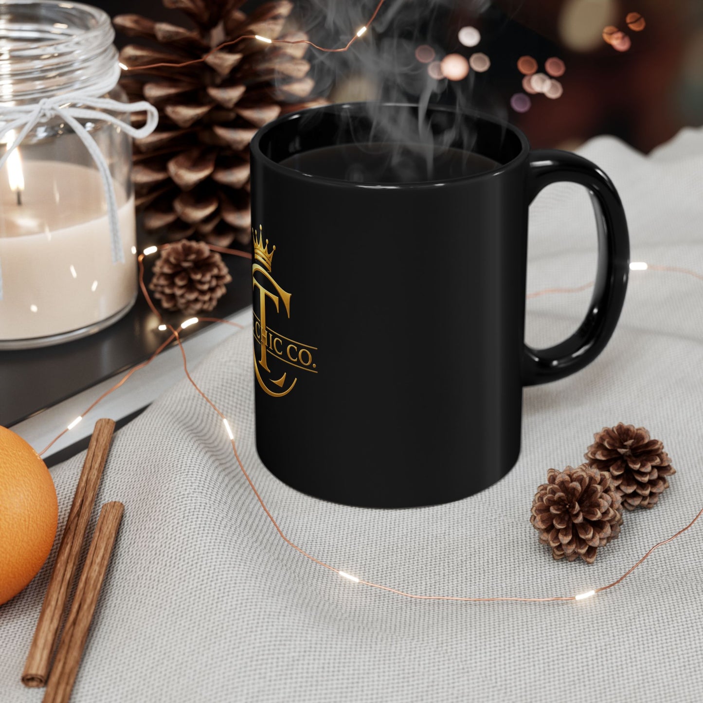 The Chic Co. Signature Gold Crown Mug
