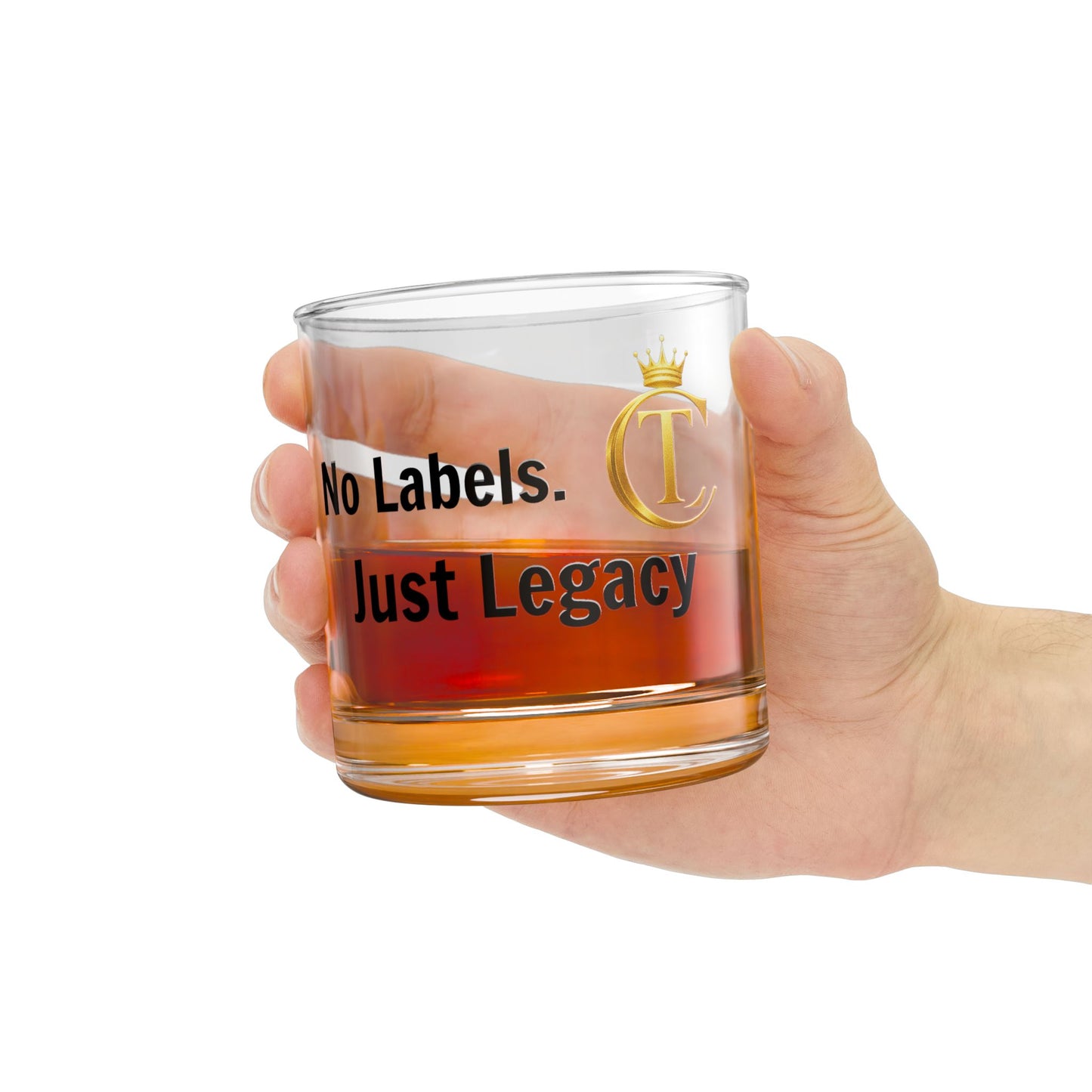 The Chic Co. Signature No Labels, Just Legacy — Engraved Whiskey Tumbler