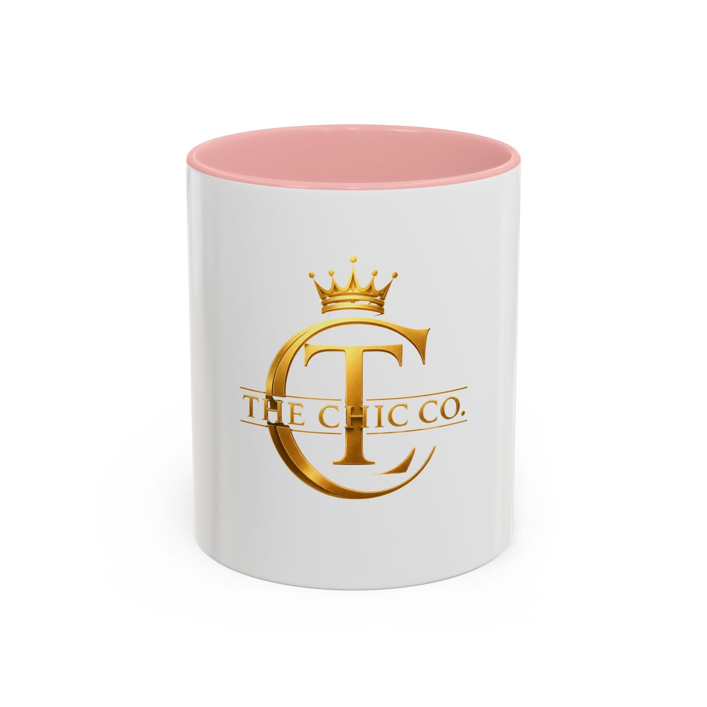 Gold Crown Logo Coffee Mug — The Chic Co. Accent Ceramic Mug (11/15oz)