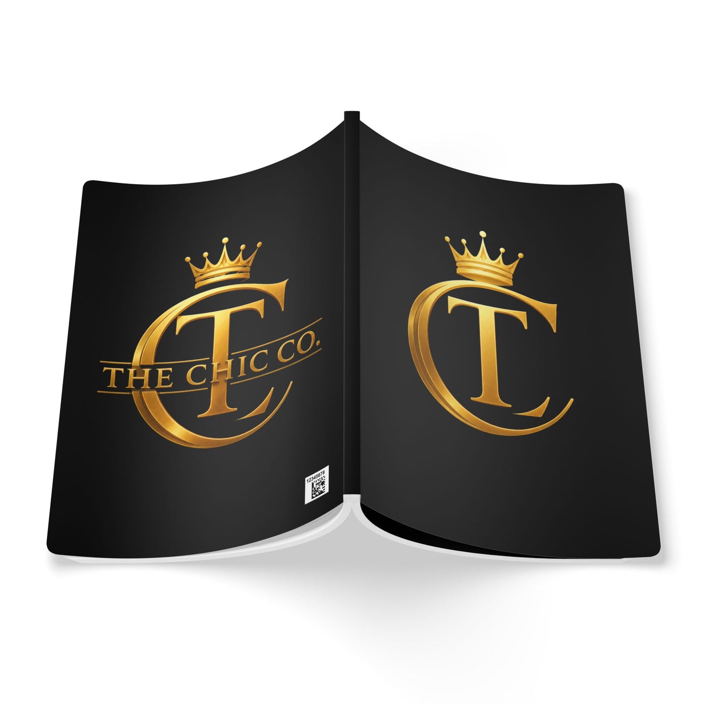 The Chic Co. Signature Gold Crown Monogram Journal