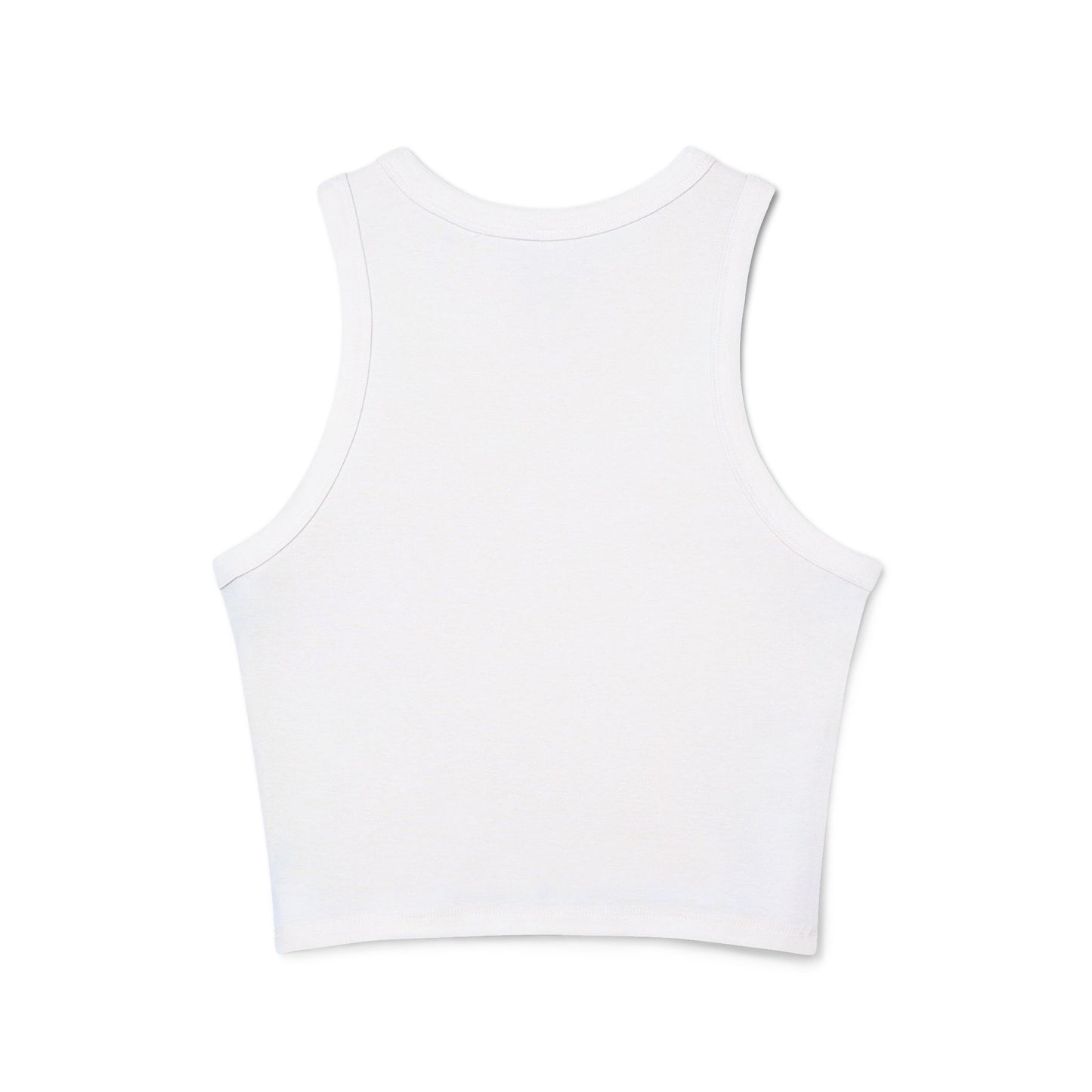 Gold Crown Monogram Racer Tank Top