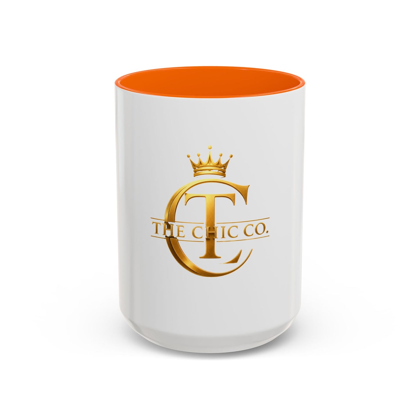 Gold Crown Logo Coffee Mug — The Chic Co. Accent Ceramic Mug (11/15oz)