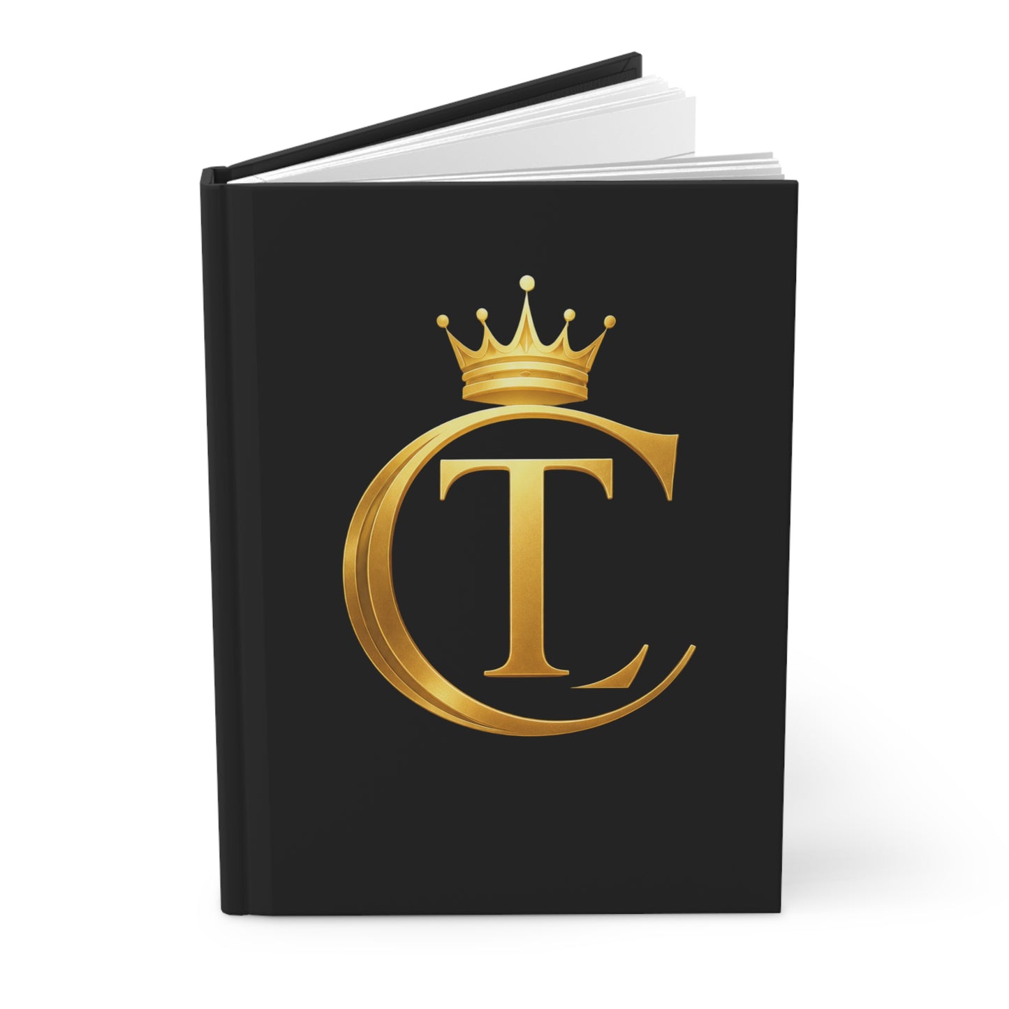 The Chic Co. Signature Gold Monogram Hardcover Journal