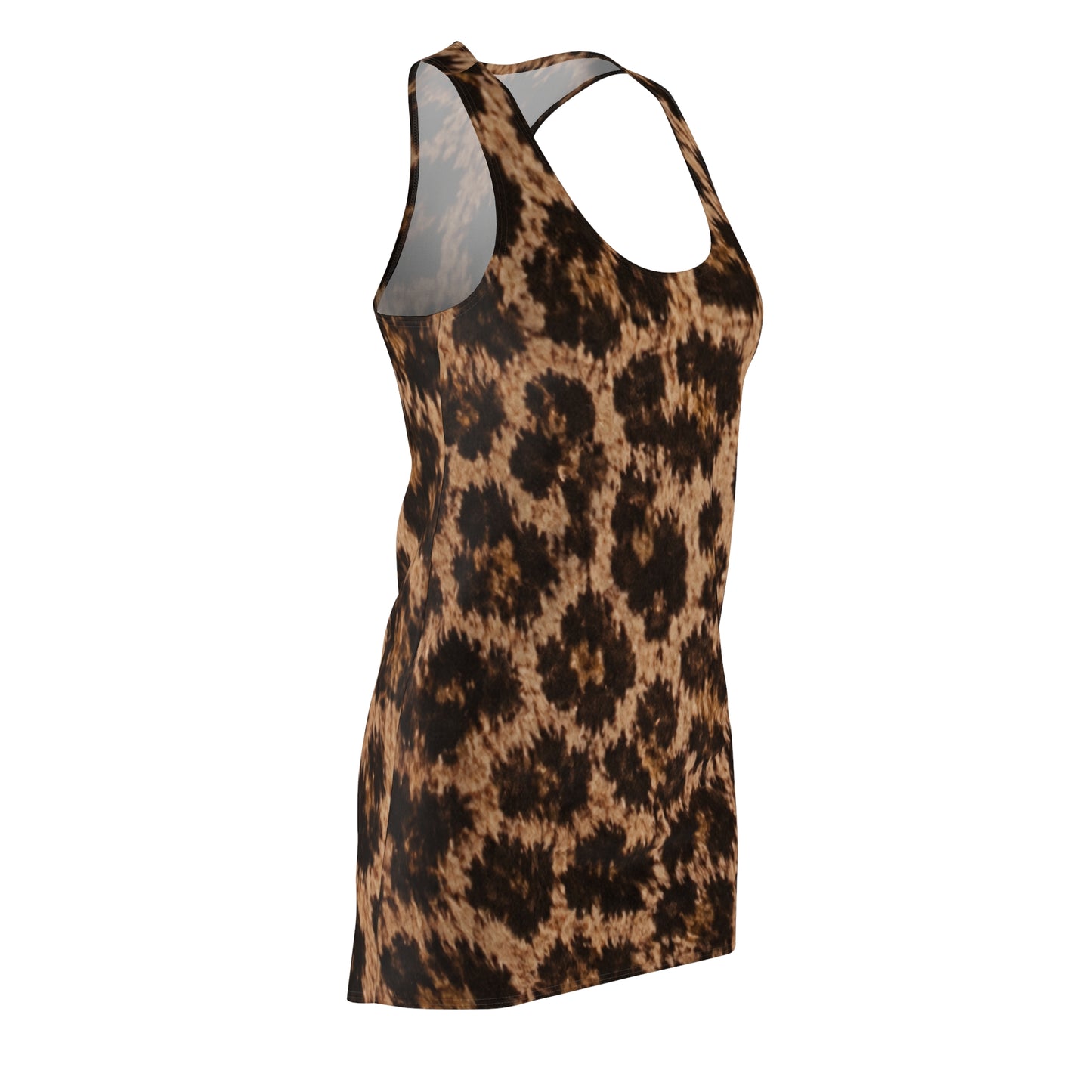 Leopard Print Racerback Dress – Women's Animal Print Summer Dress