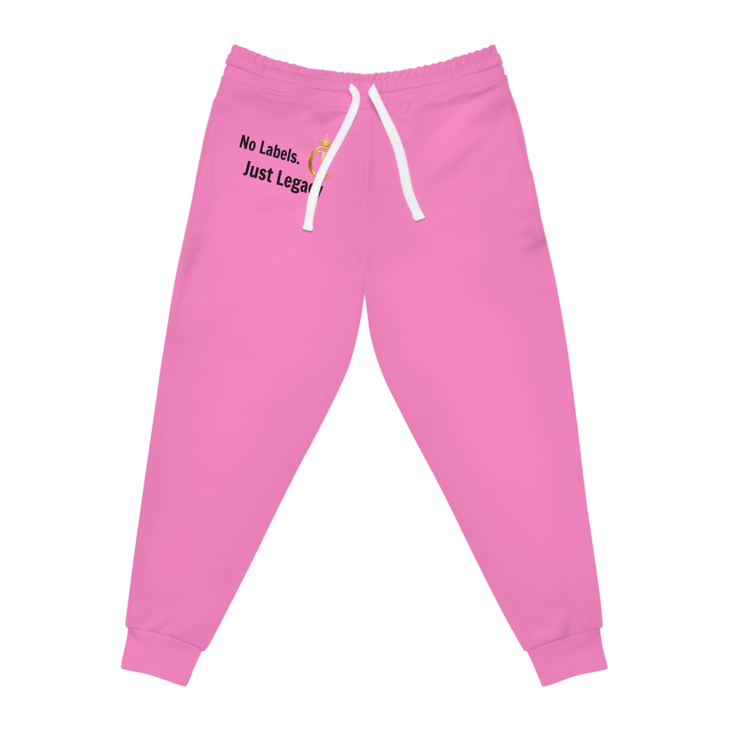No Labels Just Legacy Athletic Joggers — The Chic Co. Gold Crown Monogram Sweatpants