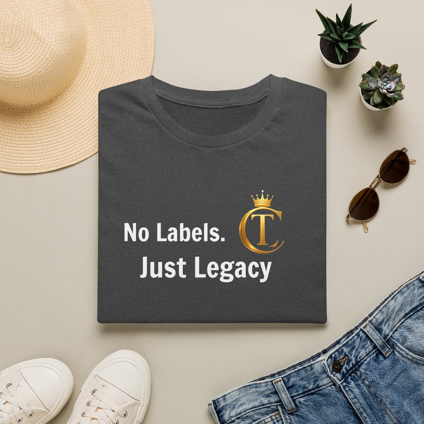 "No Labels. Just Legacy." The Chic Co. Signature Gold Crown