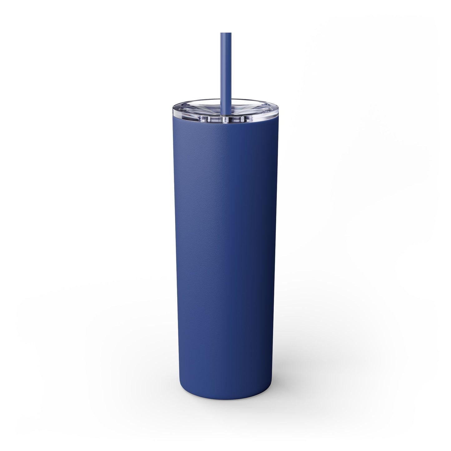 The Chic Co. Gold Crown Monogram Skinny Tumbler 20oz — Gold Stainless Straw
