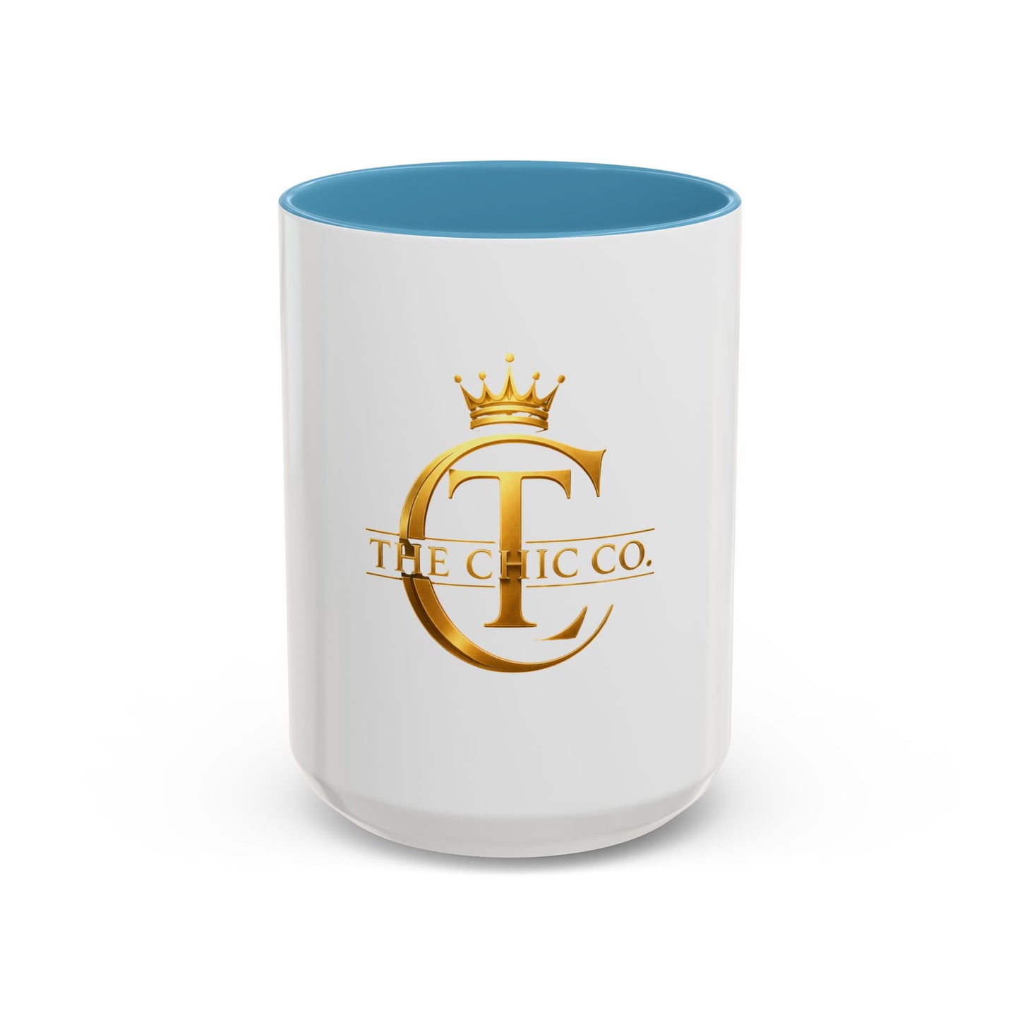 Gold Crown Logo Coffee Mug — The Chic Co. Accent Ceramic Mug (11/15oz)