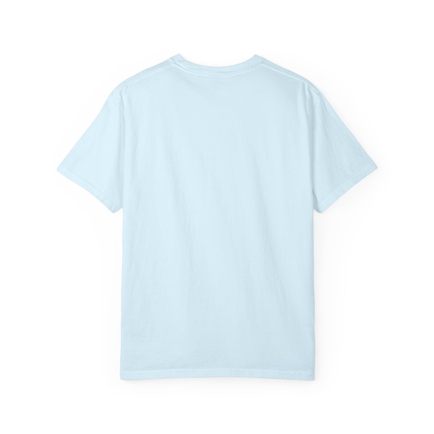Futuristic Metal Emblem Graphic T‑Shirt