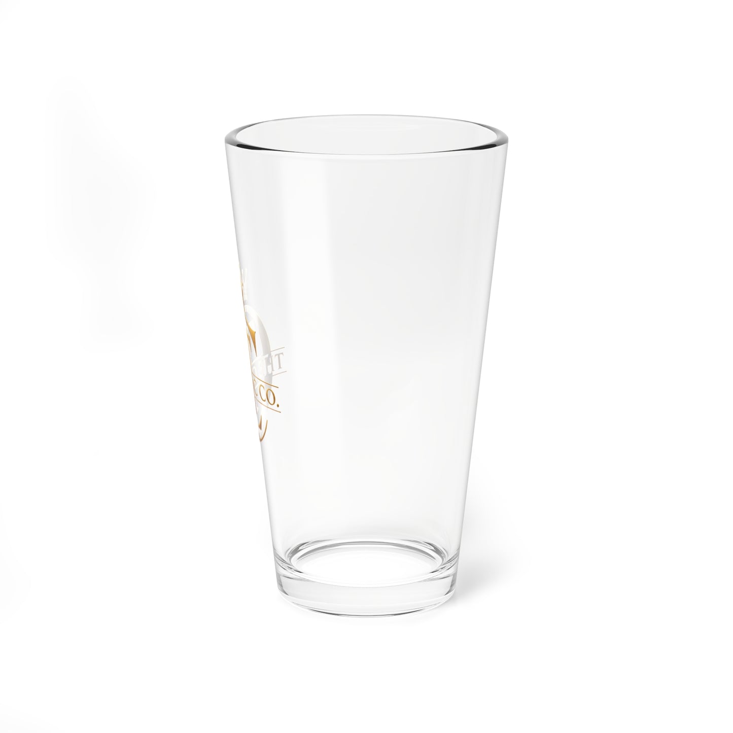 The Chic Co. Signature Gold Crown Pint Glass