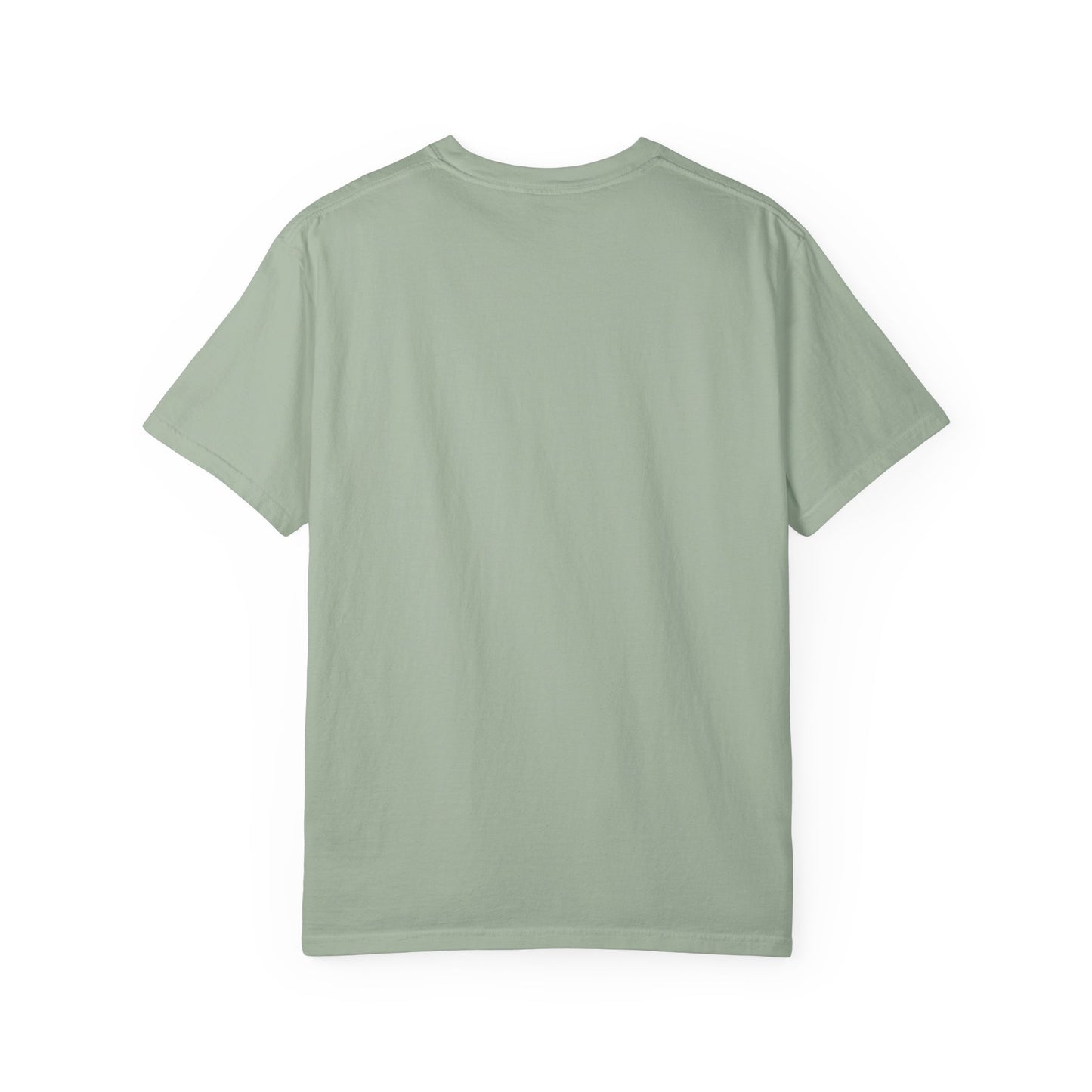 Futuristic Metal Emblem Graphic T‑Shirt