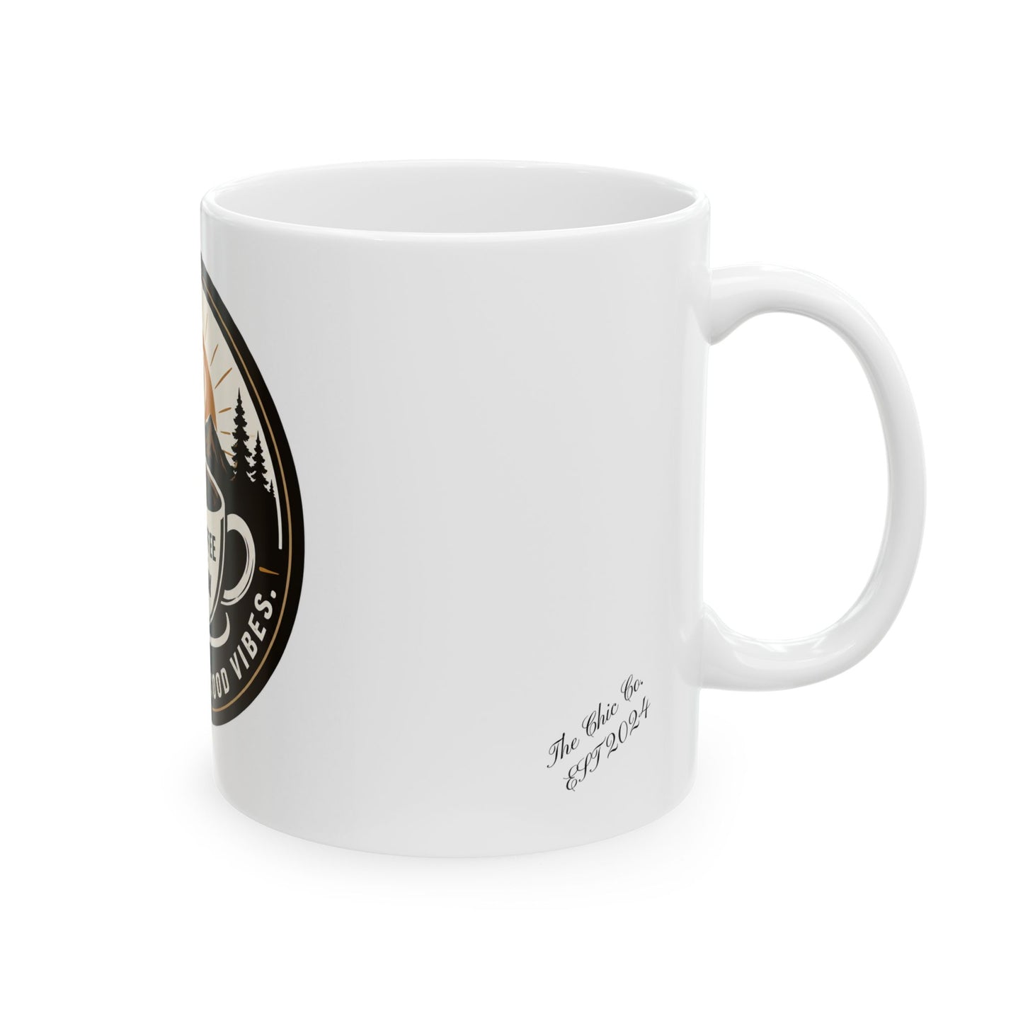 Good Coffee, Good Day Ceramic Mug — Coffee Lover Gift (11oz & 15oz)