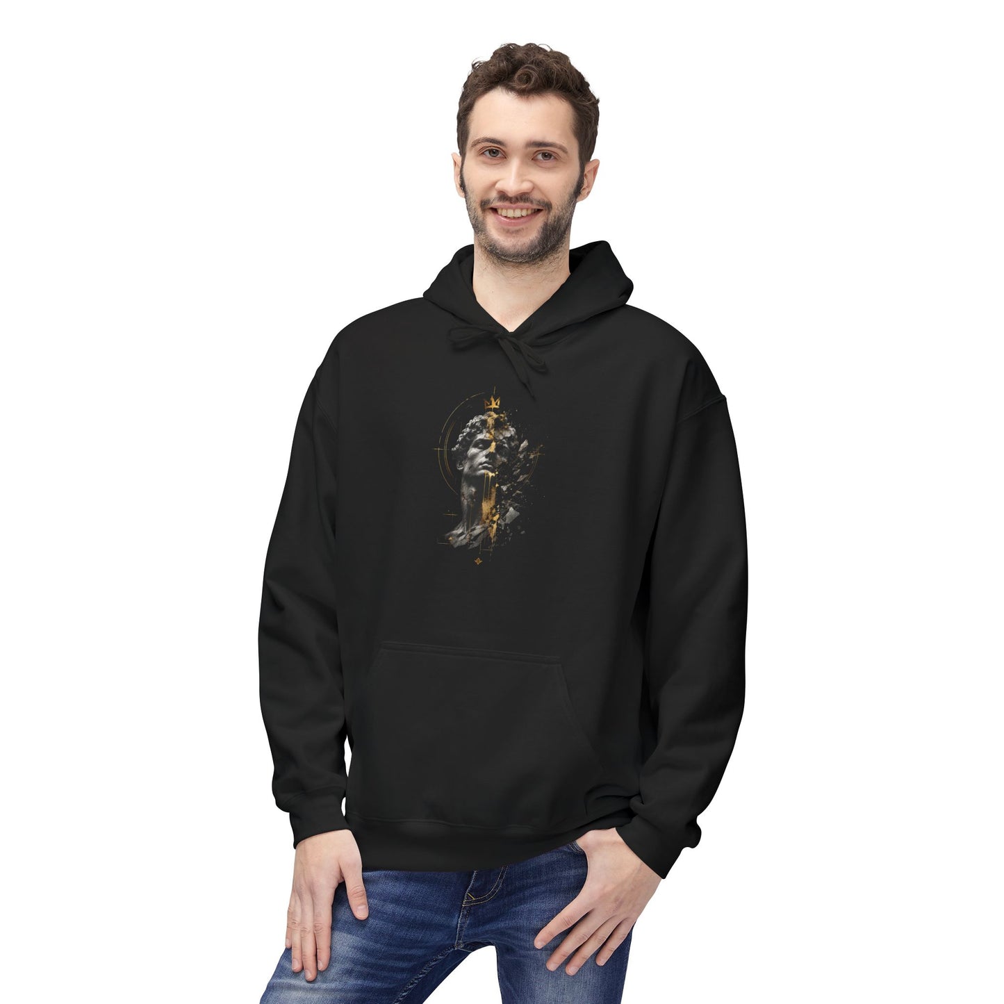 Crowned Legacy Hoodie — Artistic Graphic Pullover