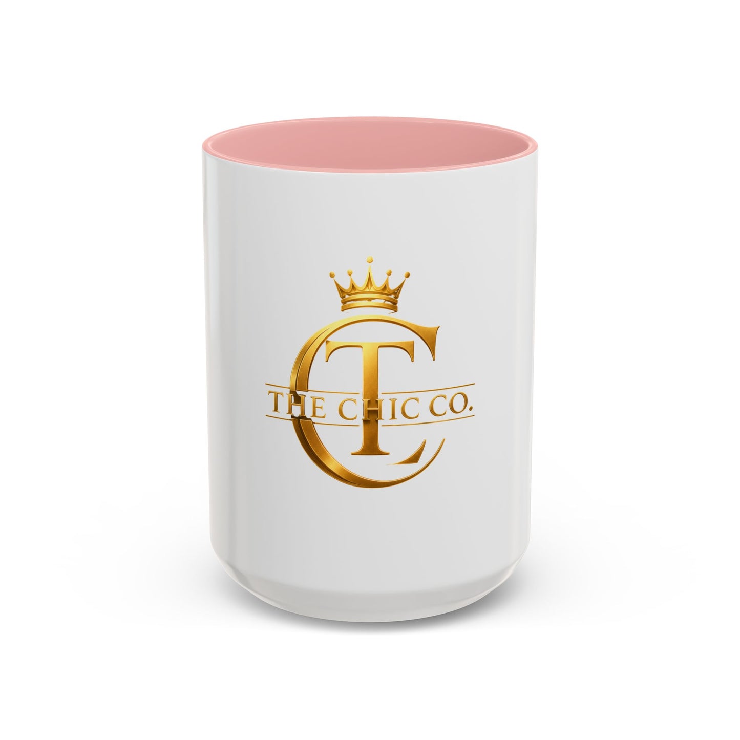 Gold Crown Logo Coffee Mug — The Chic Co. Accent Ceramic Mug (11/15oz)