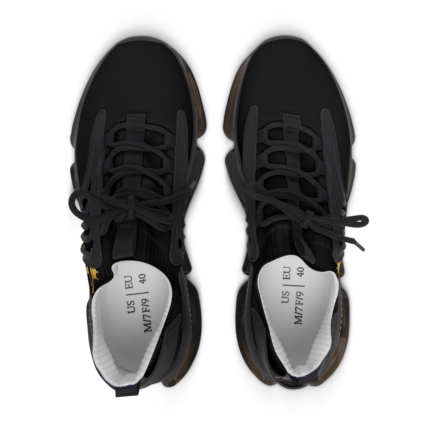 The Chic Co. Gold Crown Monogram Sneakers (women's)