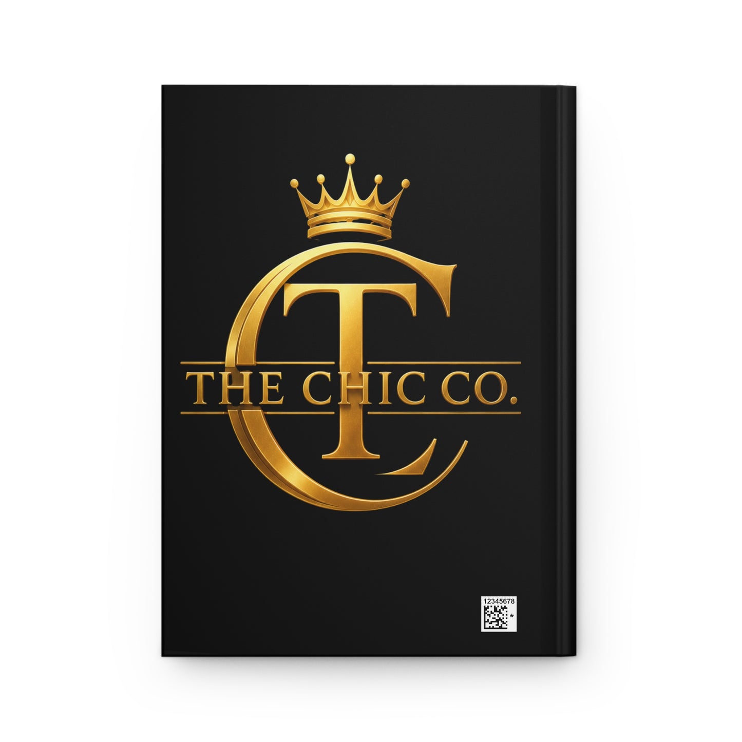 The Chic Co. Signature Gold Monogram Hardcover Journal