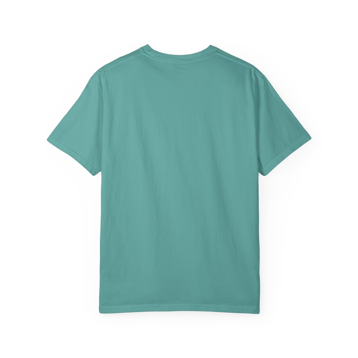 Futuristic Metal Emblem Graphic T‑Shirt