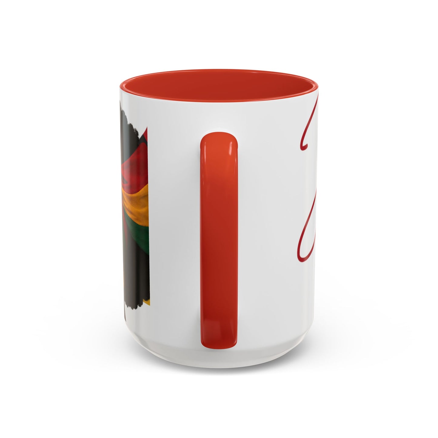 Juneteenth Coffee Mug — Black Woman Portrait "Juneteenth Freedom Day" Accent Mug
