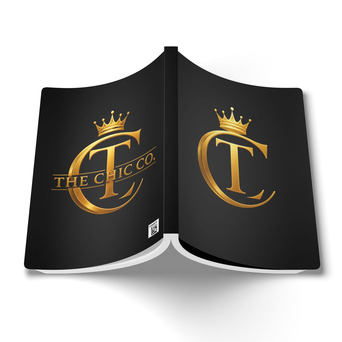 The Chic Co. Signature Gold Crown Monogram Journal