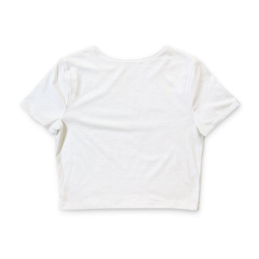 Daddy’s Little Monster Crop Tee — Cute Baby Joker Shirt