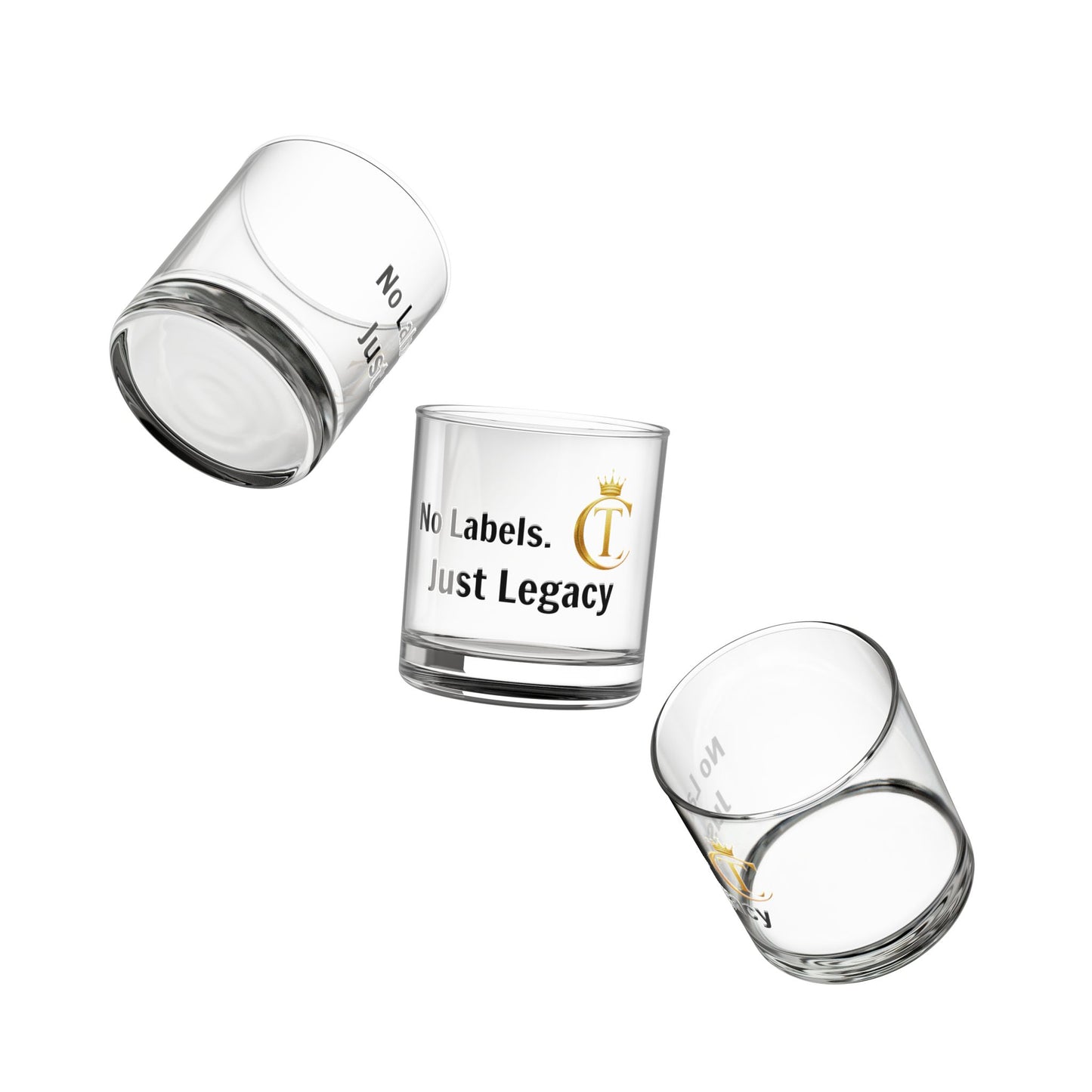 The Chic Co. Signature No Labels, Just Legacy — Engraved Whiskey Tumbler