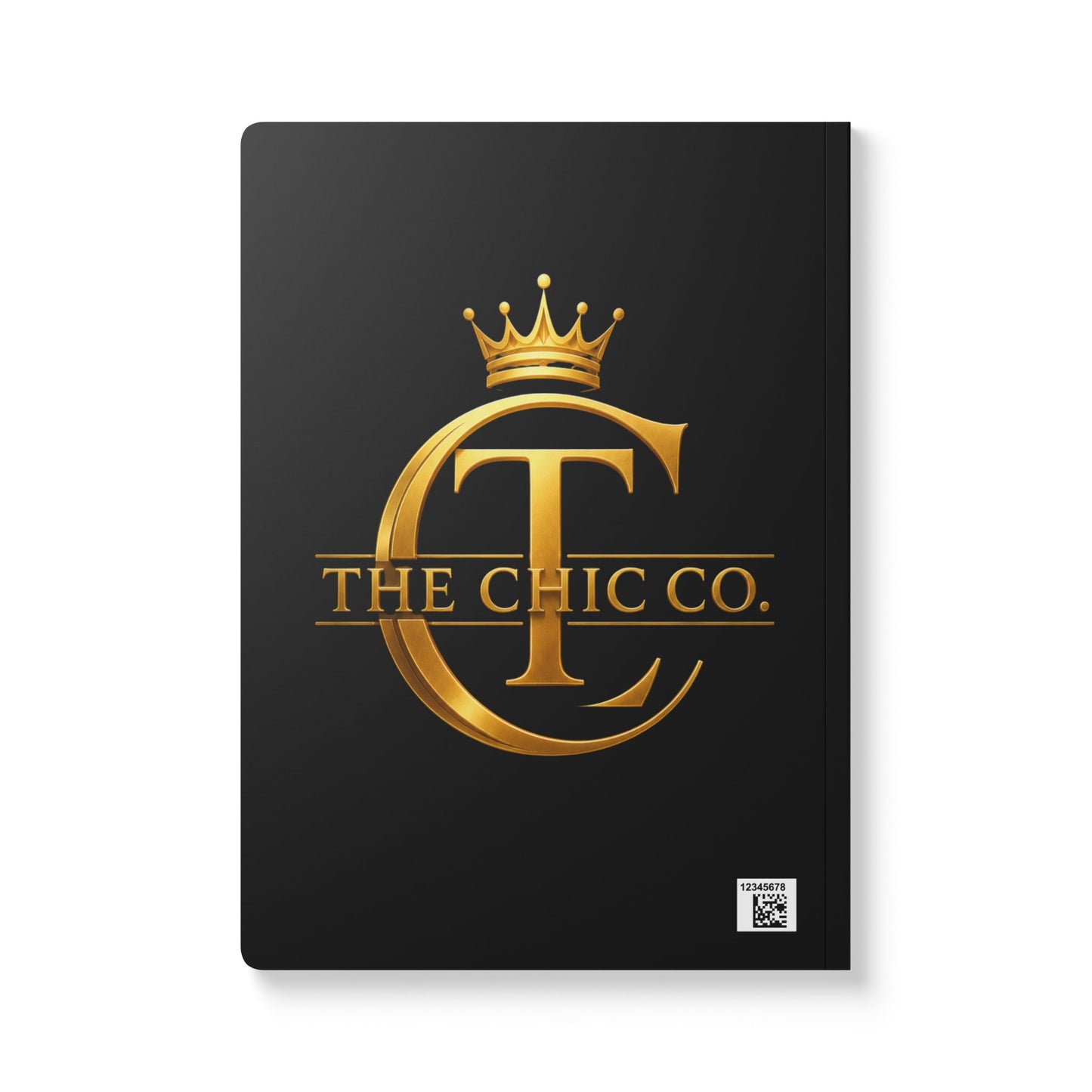 The Chic Co. Signature Gold Crown Monogram Journal