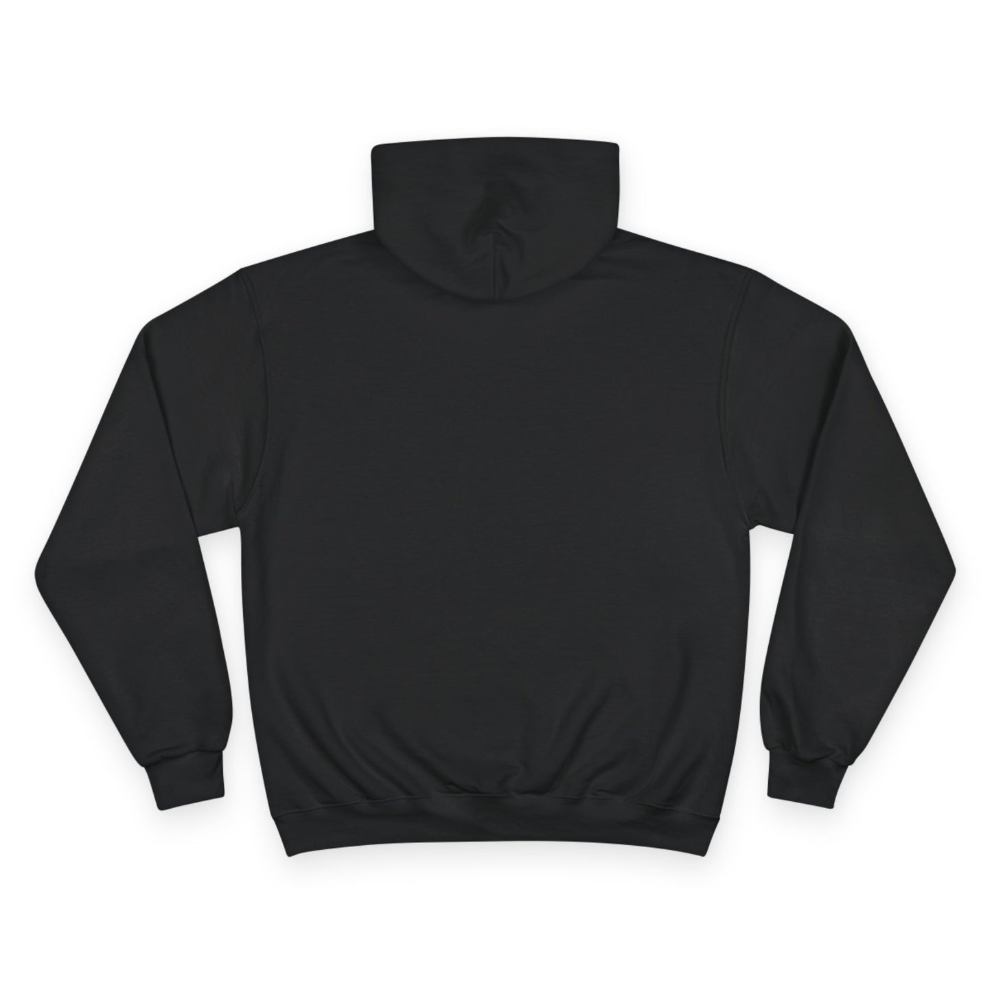 Chic Champion Hoodie — Minimal Script Chest Logo,
