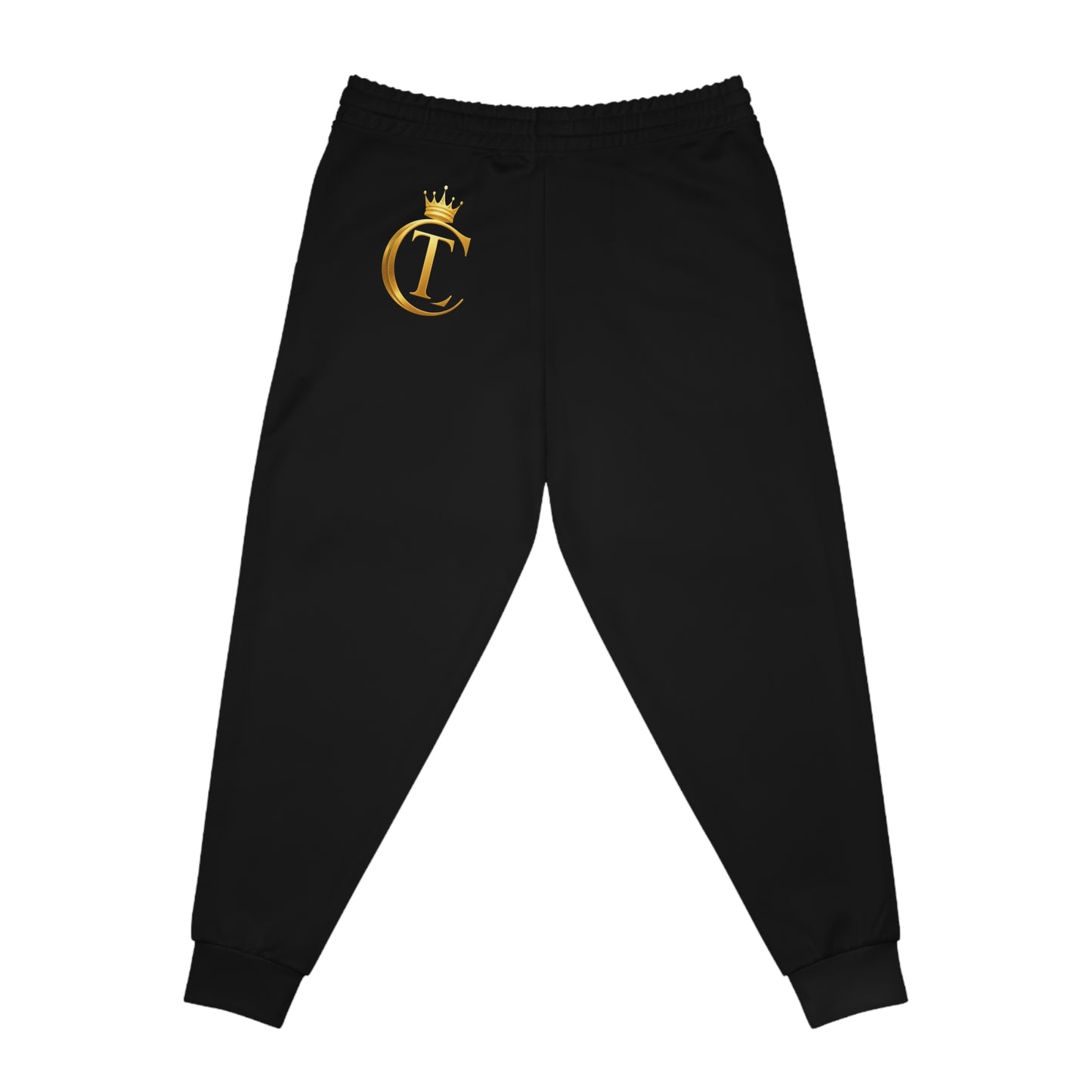 No Labels Just Legacy Athletic Joggers — The Chic Co. Gold Crown Monogram Sweatpants