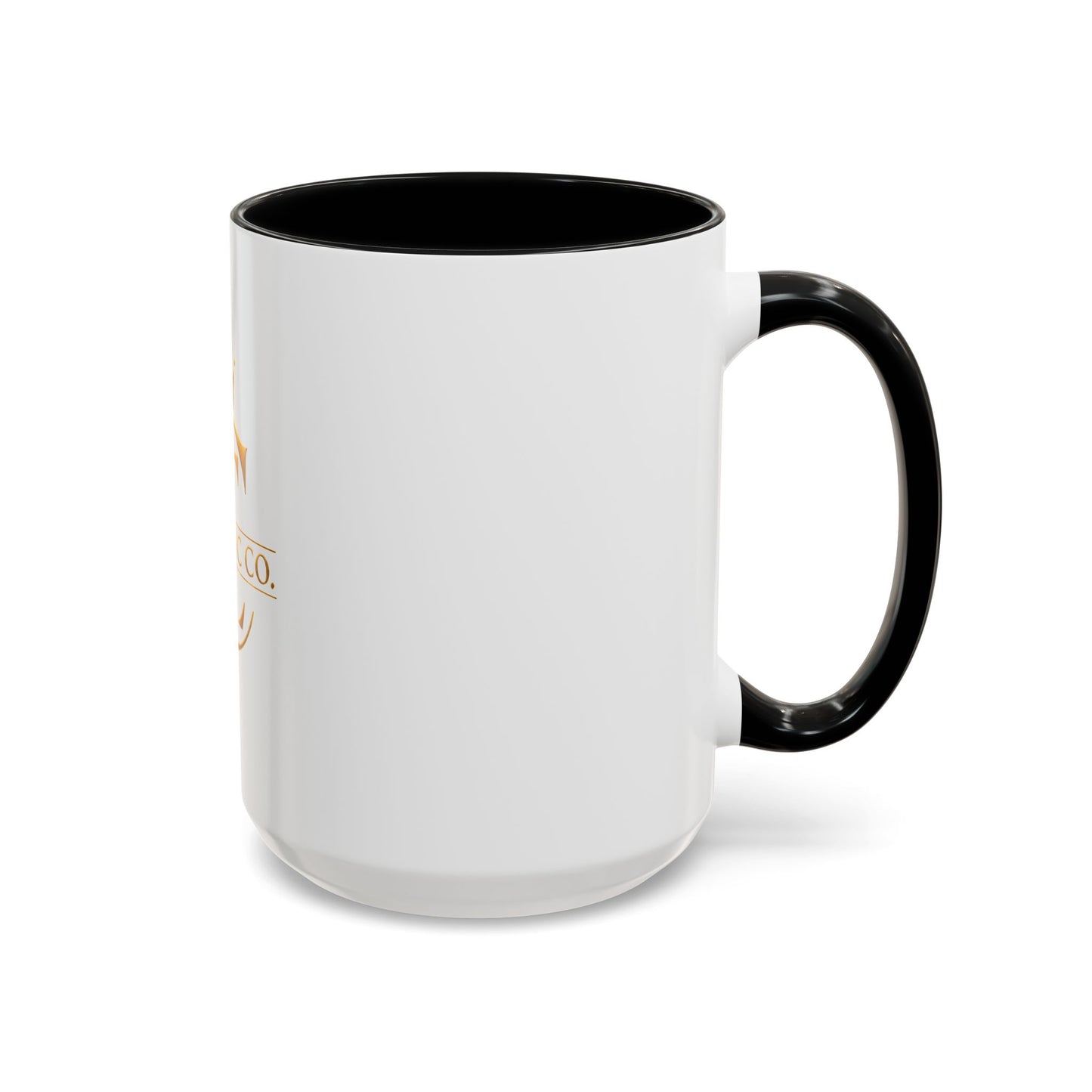 Gold Crown Logo Coffee Mug — The Chic Co. Accent Ceramic Mug (11/15oz)