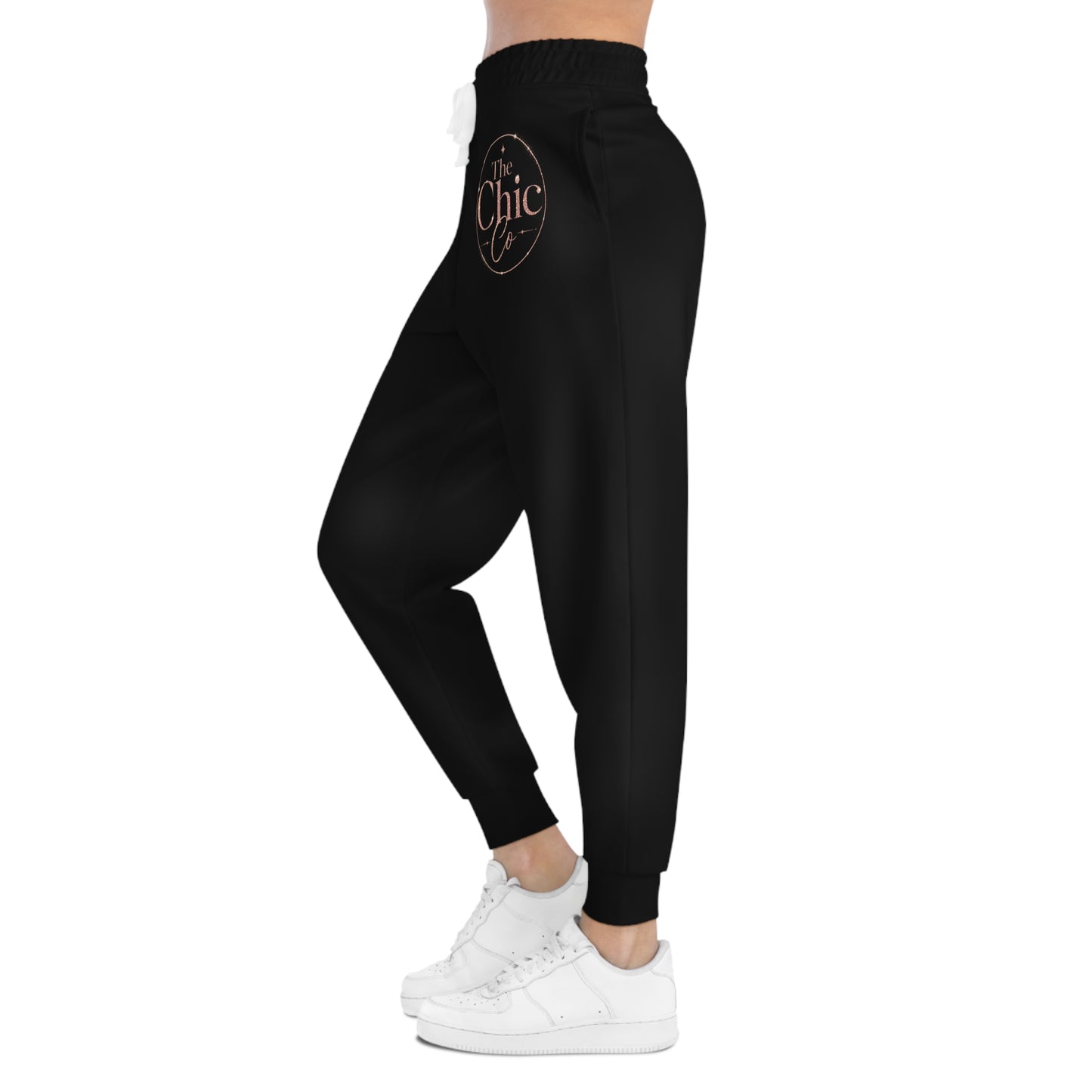 The Chic Co Logo Women's Black Casual Joggers