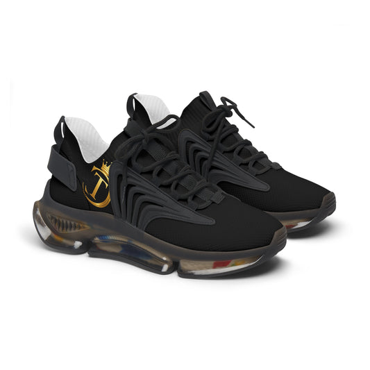 The Chic Co. Gold Crown Monogram Sneakers (women's)