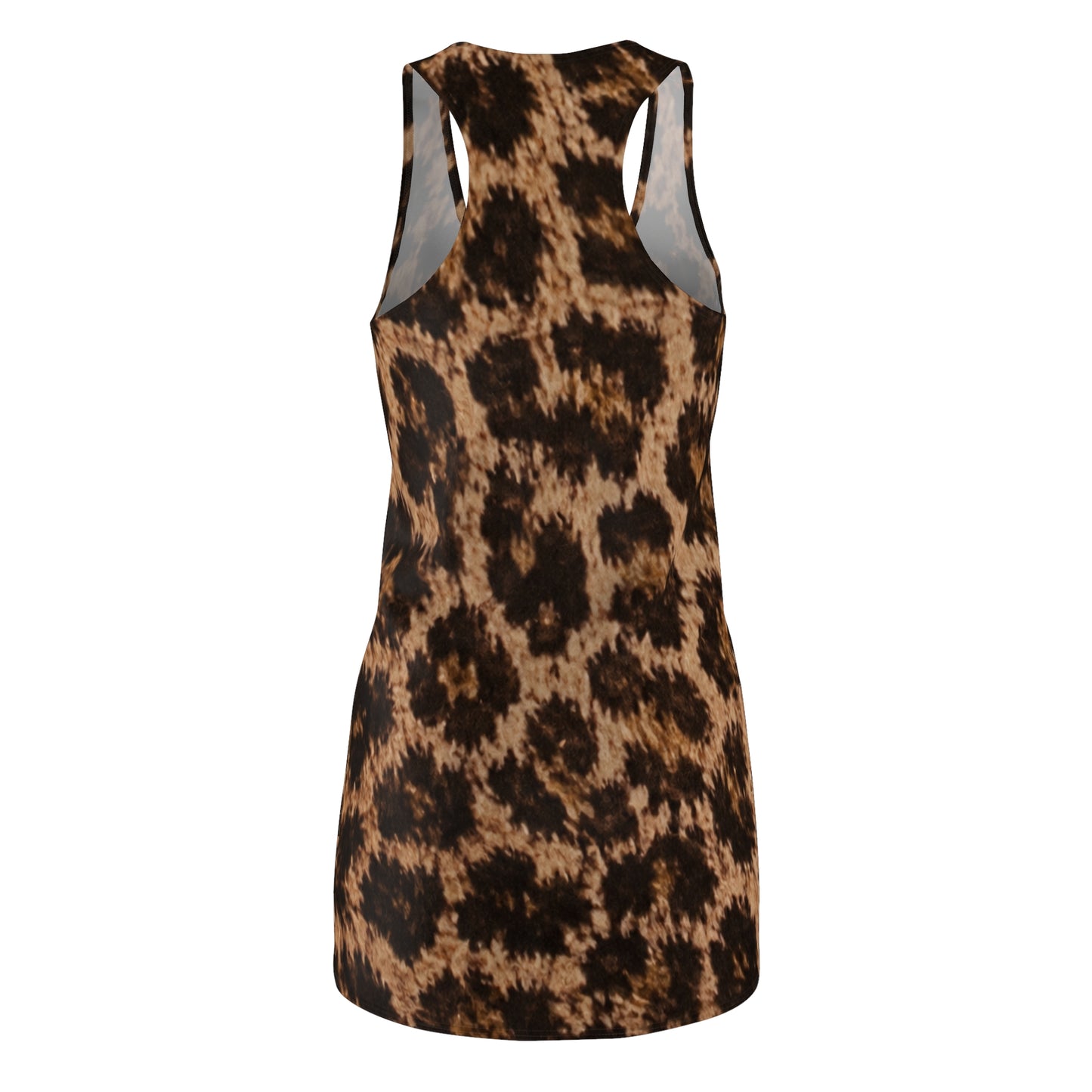 Leopard Print Racerback Dress – Women's Animal Print Summer Dress