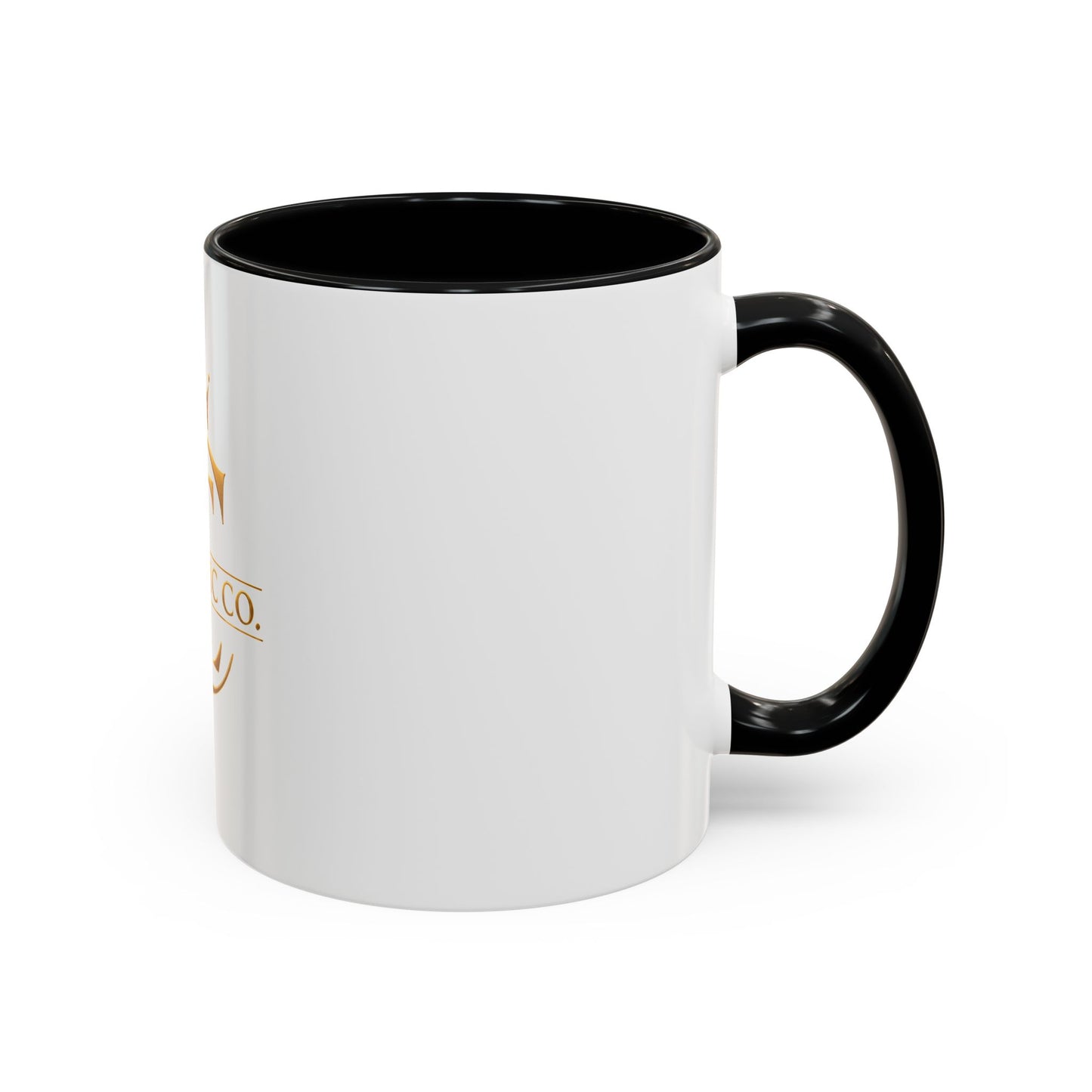 Gold Crown Logo Coffee Mug — The Chic Co. Accent Ceramic Mug (11/15oz)