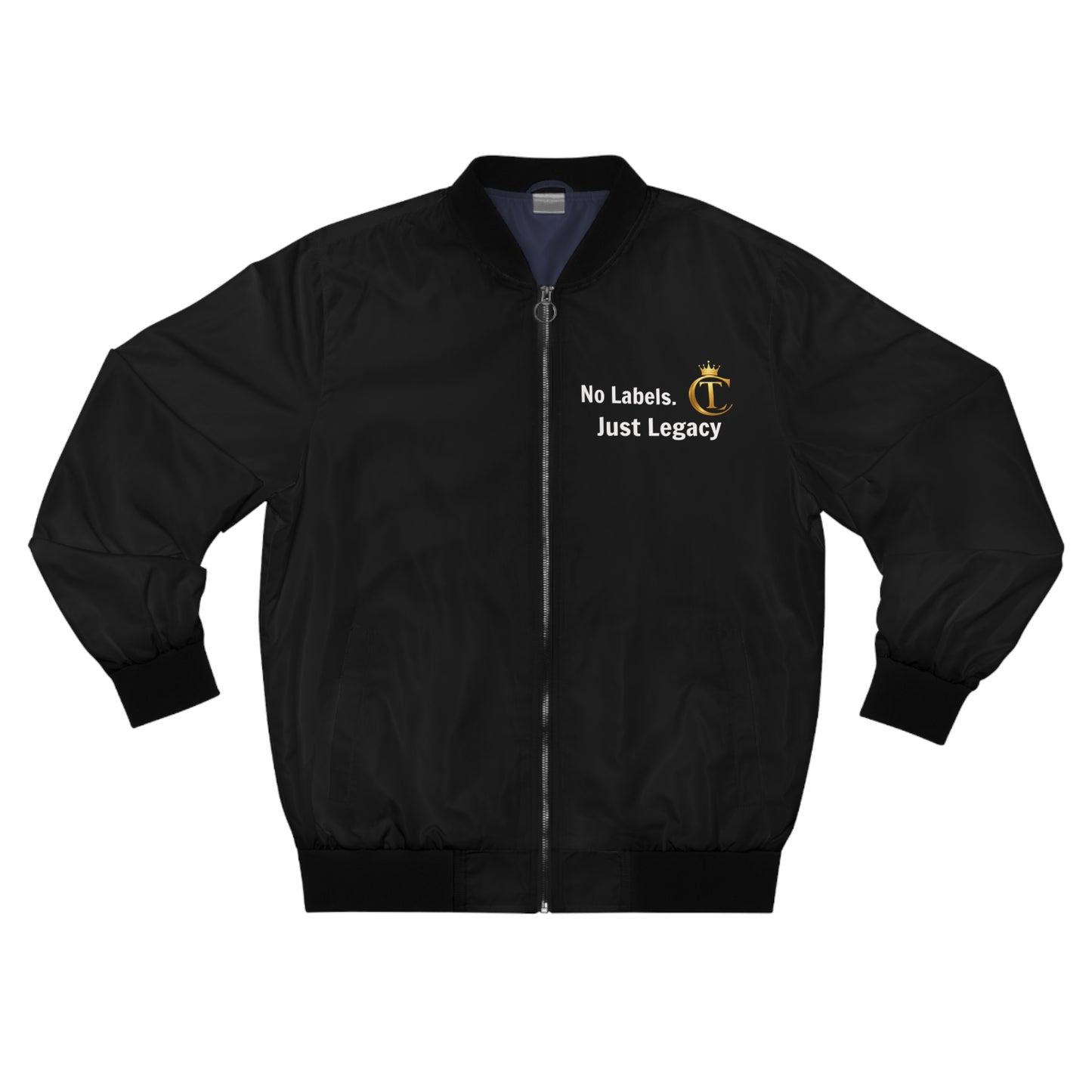 The Chic Co. Signature "No Labels. Just Legacy" Bomber Jacket