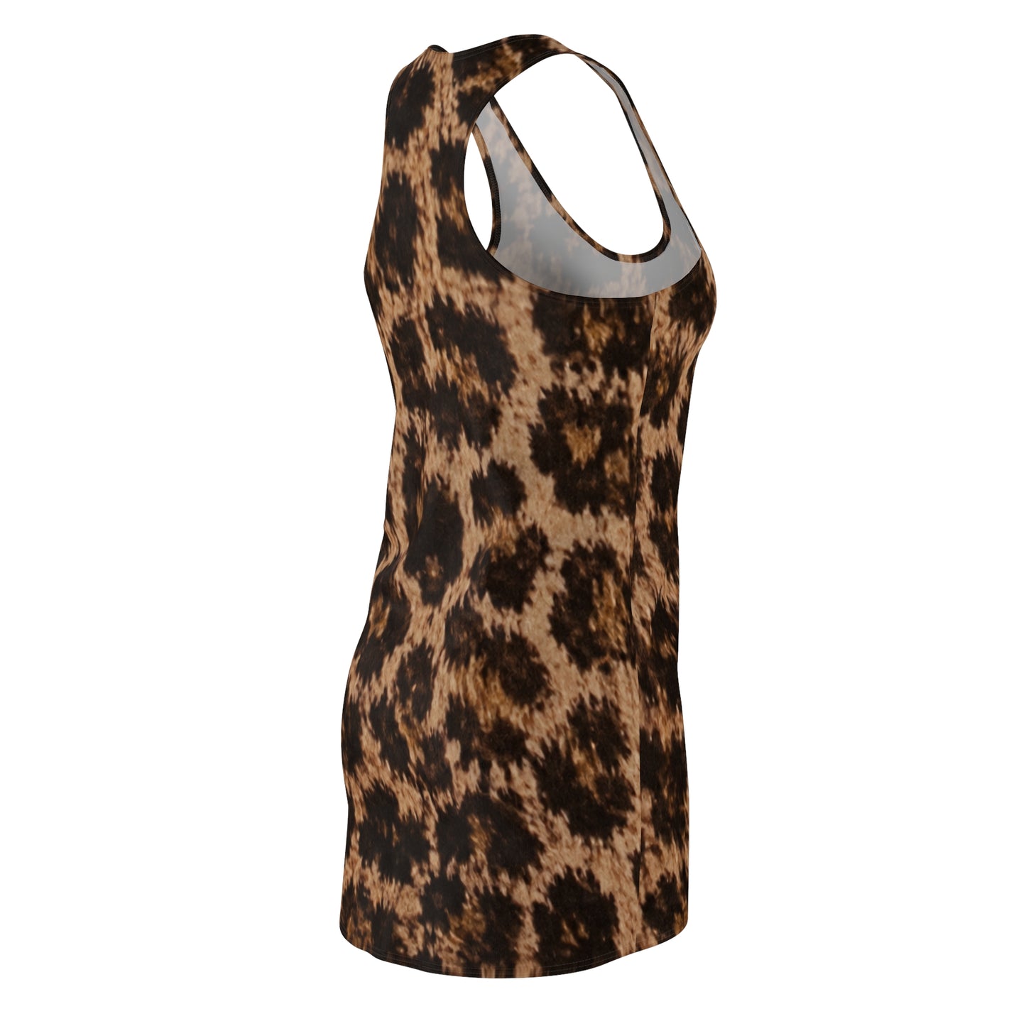 Leopard Print Racerback Dress – Women's Animal Print Summer Dress