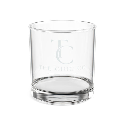 The Chic Co. Etched Whiskey Glass – 10.5 oz