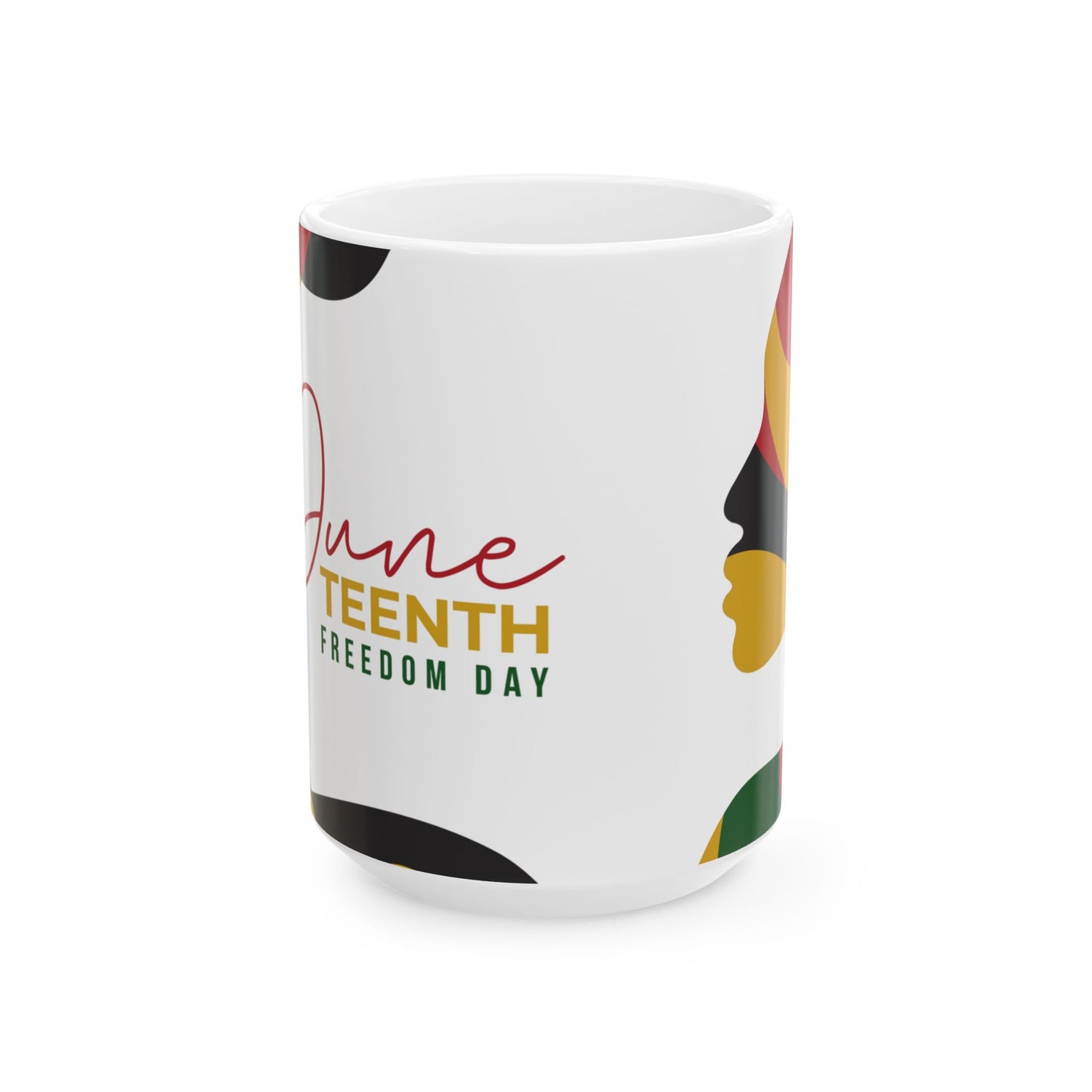 Juneteenth Freedom Day Ceramic Mug — Black History Celebration Coffee Cup (11oz/15oz)