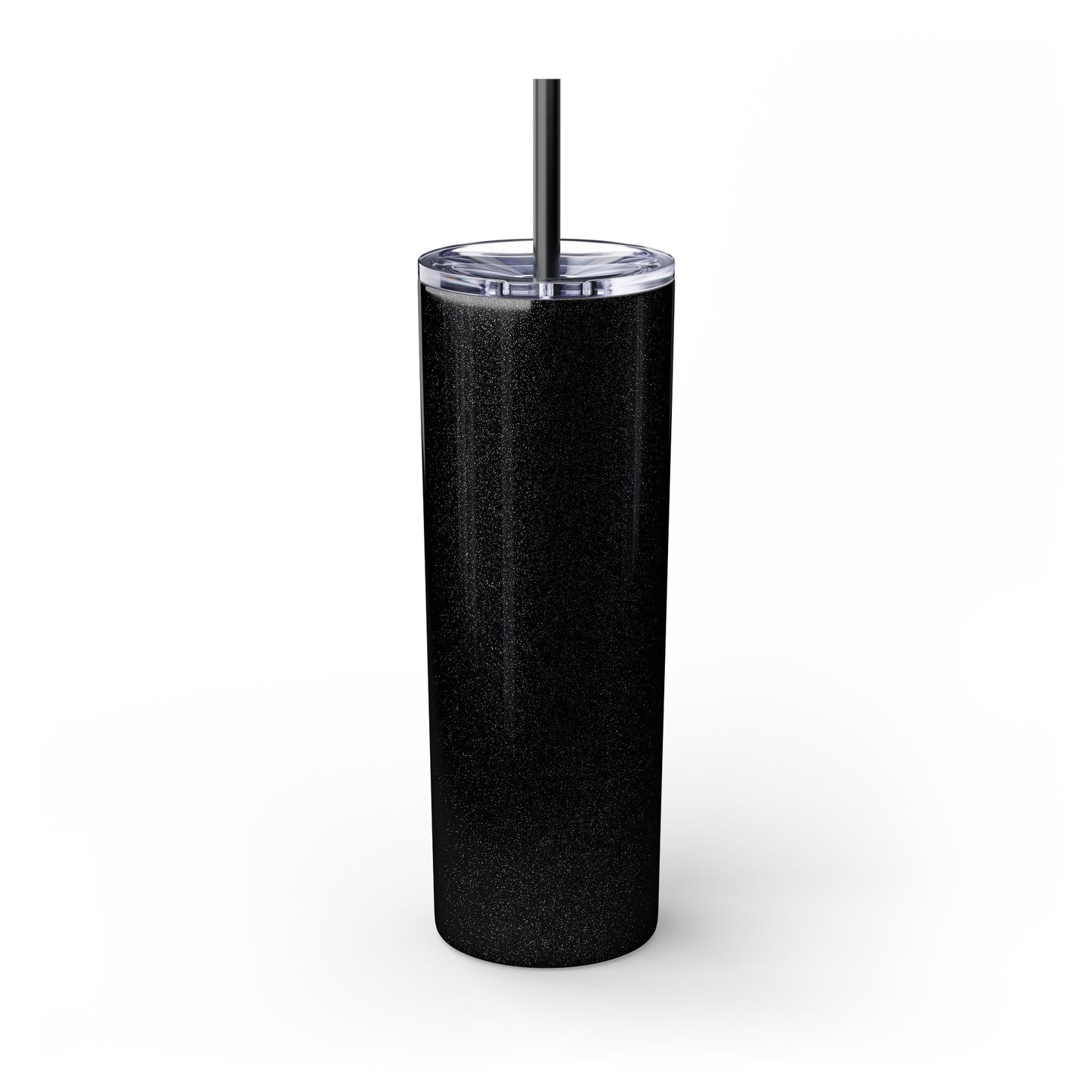 The Chic Co. Gold Crown Monogram Skinny Tumbler 20oz — Gold Stainless Straw