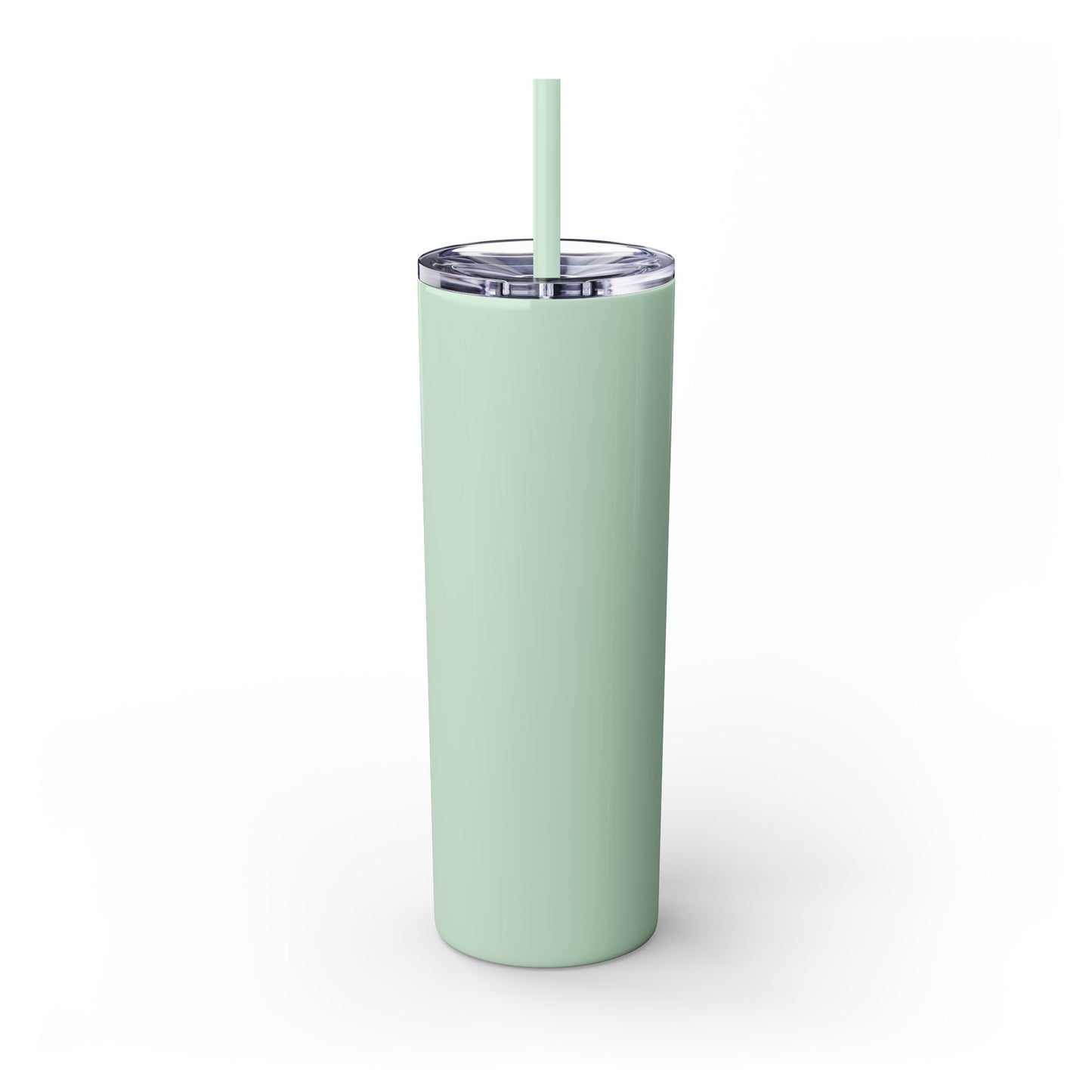 The Chic Co. Gold Crown Monogram Skinny Tumbler 20oz — Gold Stainless Straw
